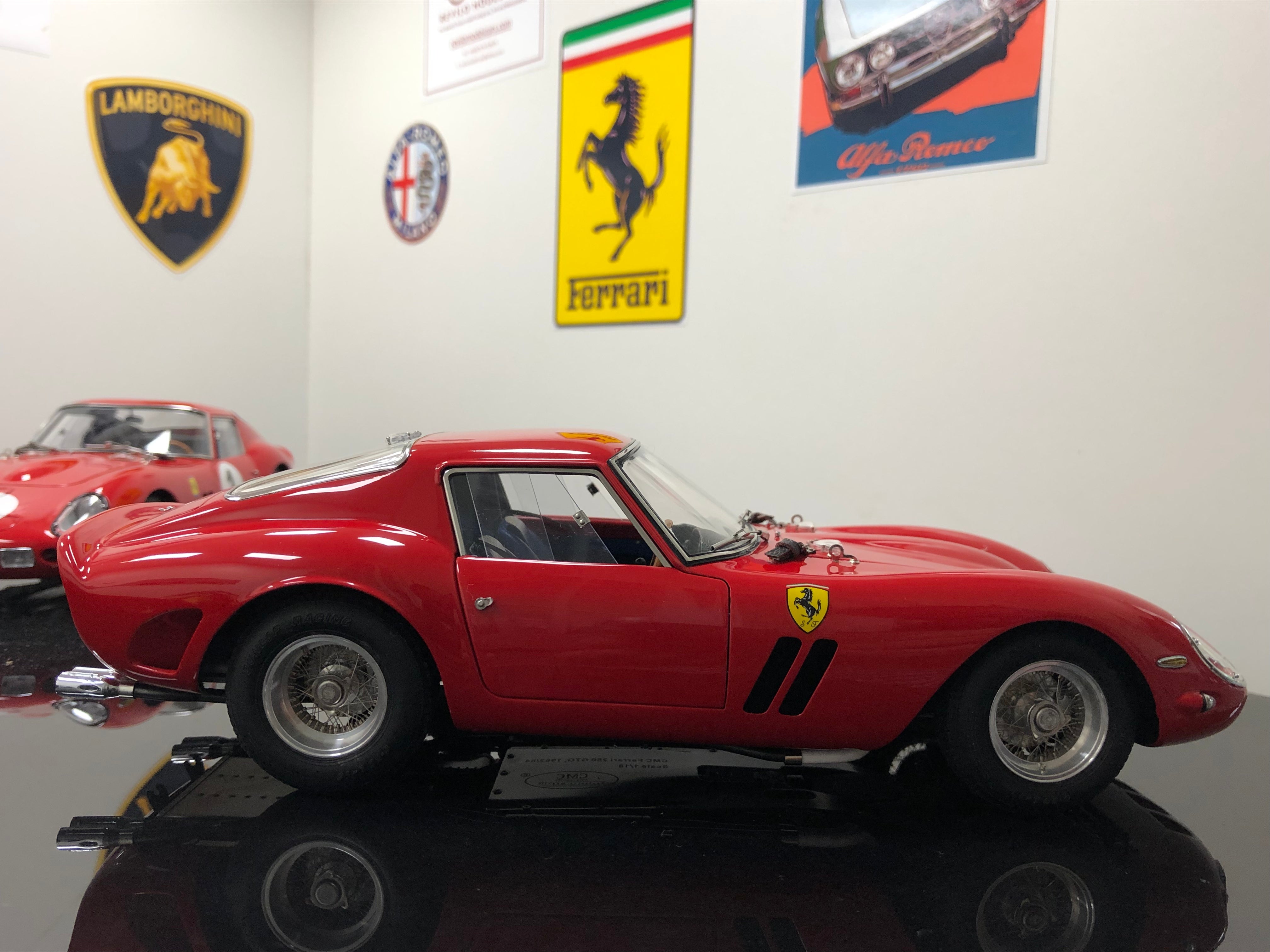 CMC 1:18 scale 1962 Ferrari 250 GTO M256 Plain red