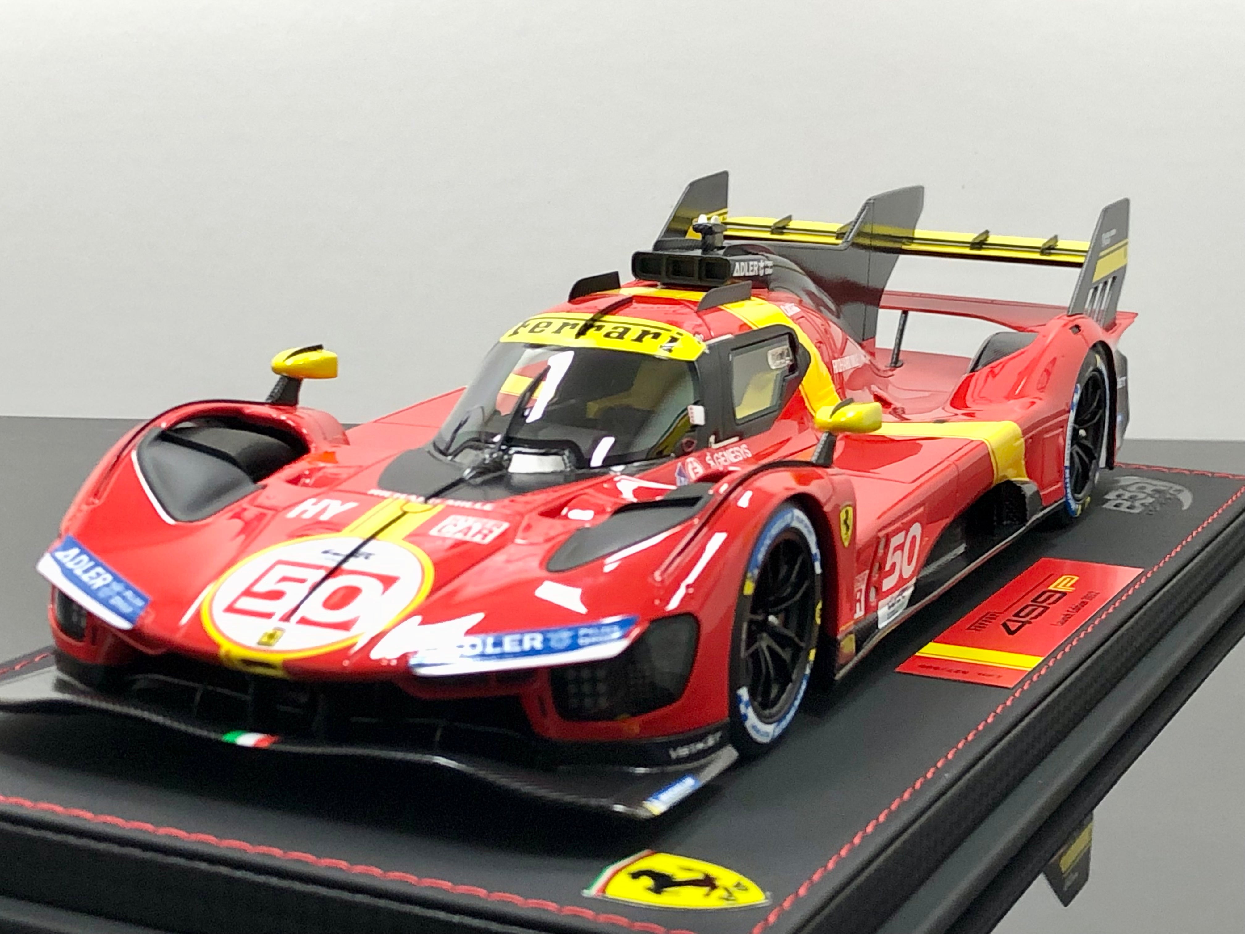 BBR 1:18 scale Ferrari 499P #50 2023 Le Mans