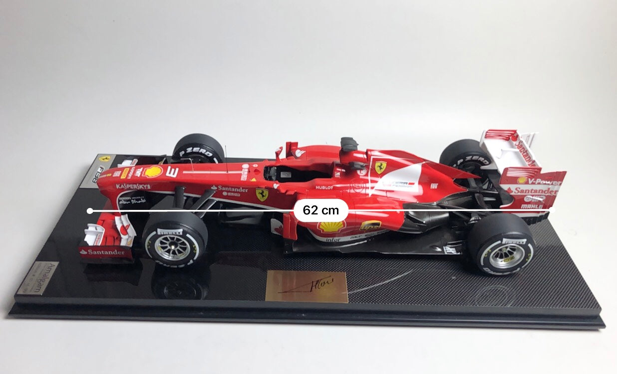 Amalgam 1:8 scale Ferrari F138, Alonso, winner Spain 2013