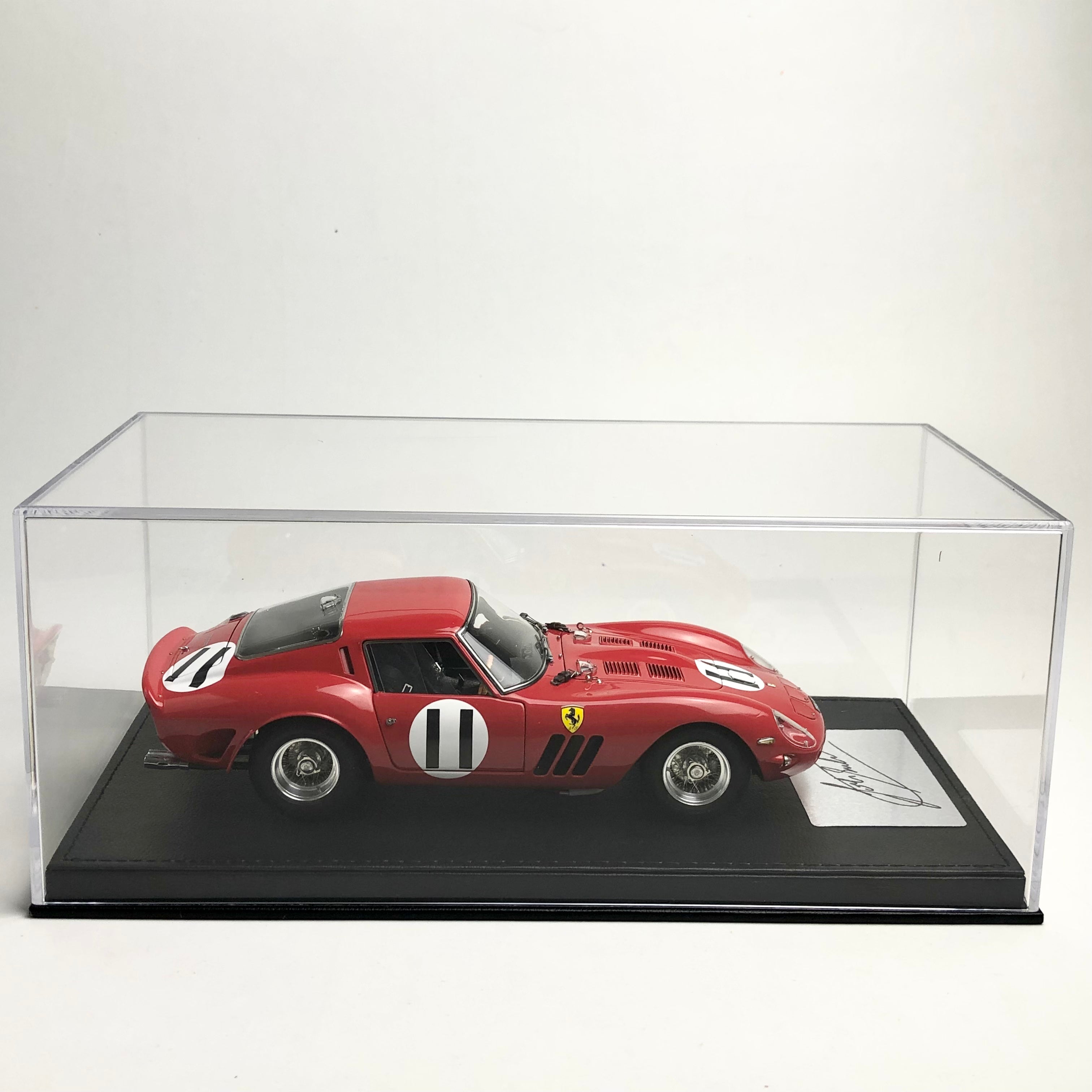 CMC 1:18 scale 1962 Ferrari 250 GTO M249 #11 John Surtees with signed plaque