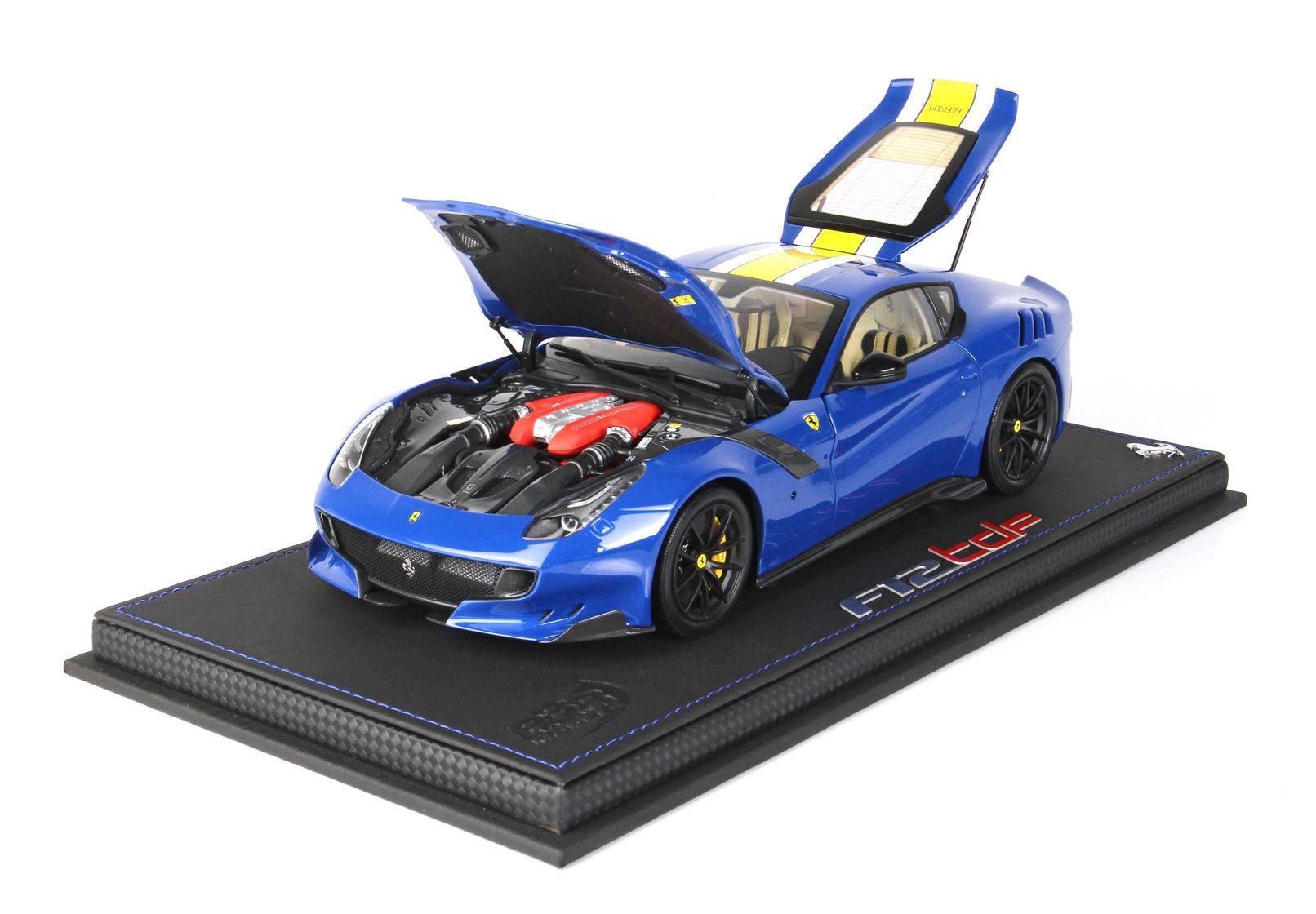 Diecast BBR 1:18 scale Ferrari F12 TDF Azzurro Blue