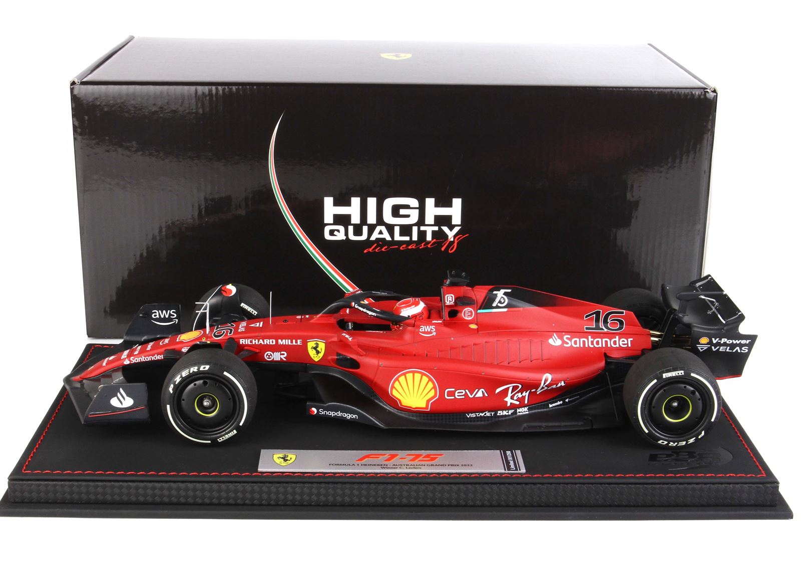 BBR Ferrari SF1000 escala 1:18 Gran Premio número 1000