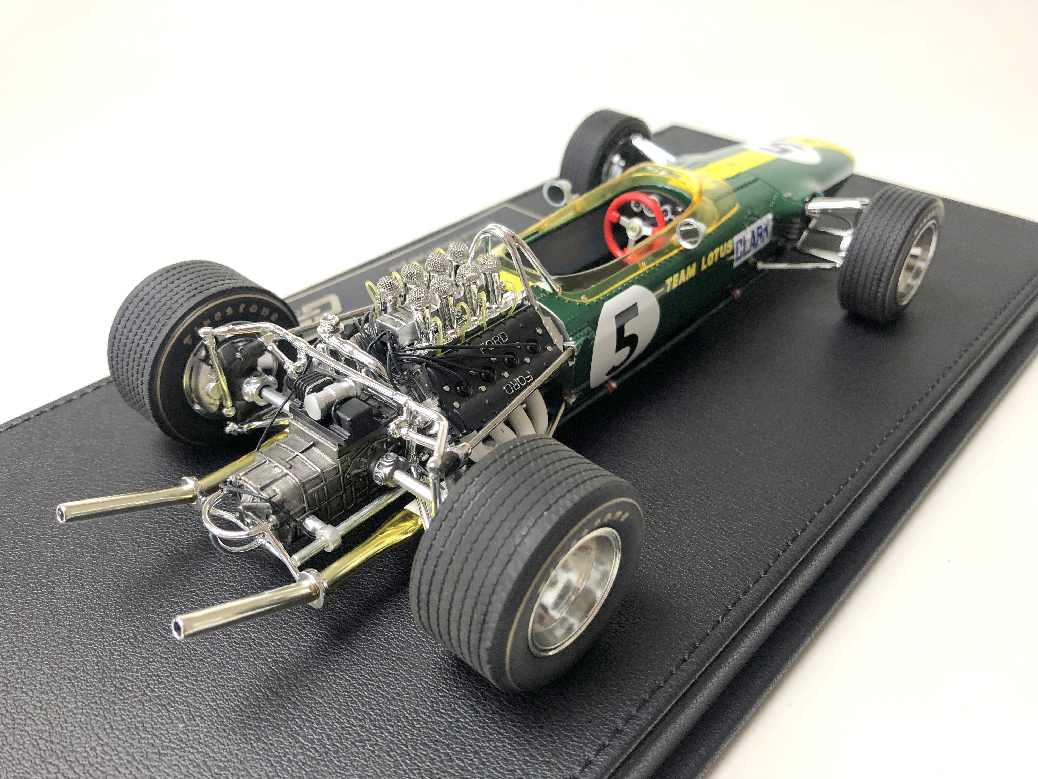 1:18 scale Lotus 49 Jim Clark #5 1967 British Grand Prix winner