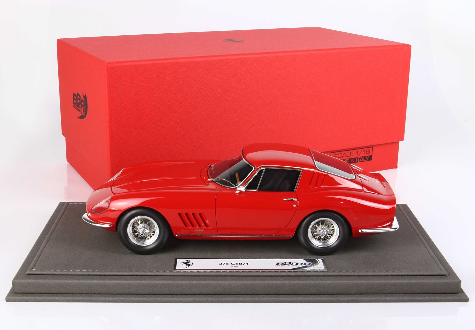 BBR Ferrari 275 GTB/4 1964 1:18 scale red