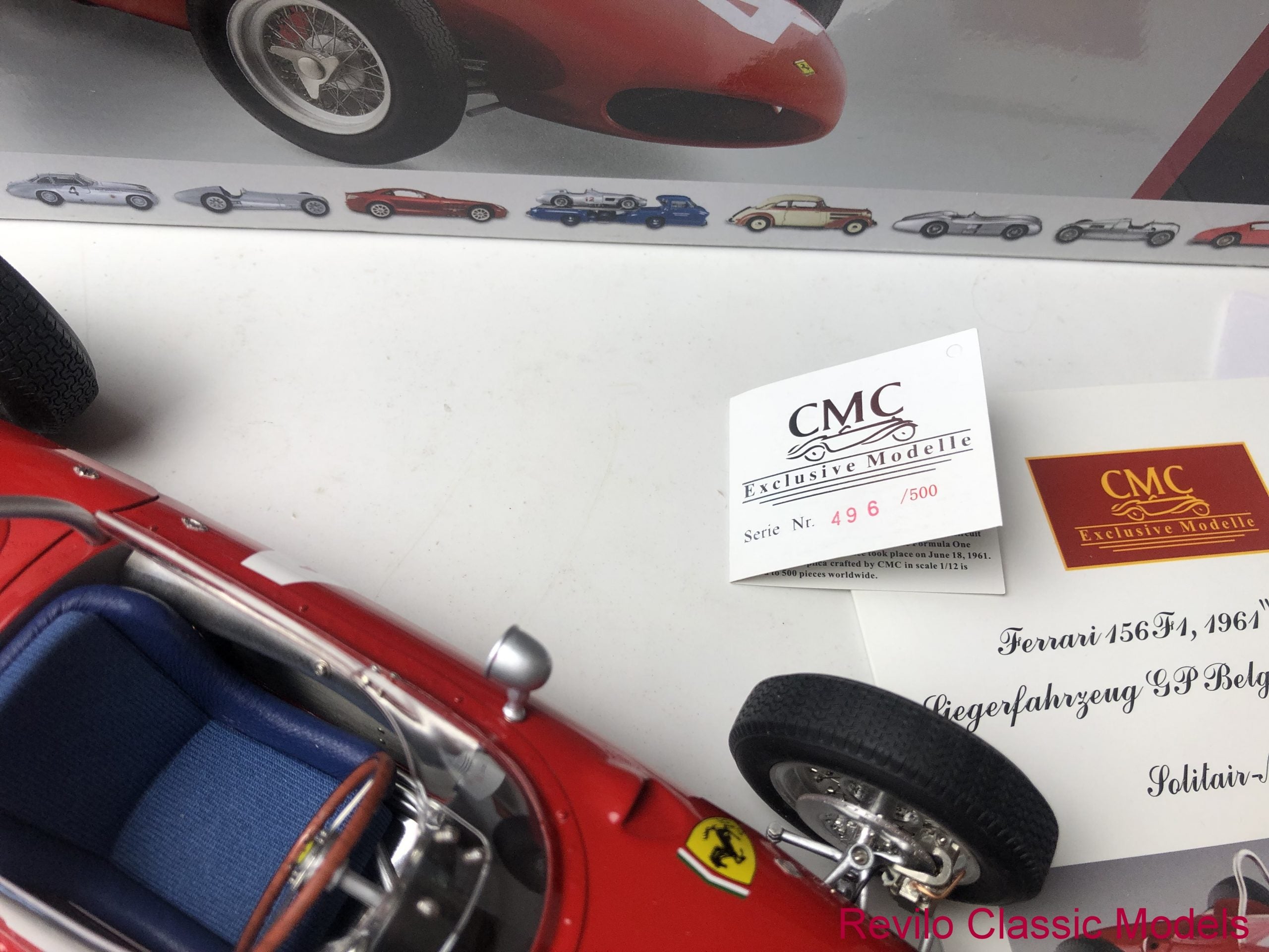 CMC C-007 1961 Ferrari 156 'Sharknose' 1:12 MUY RARO