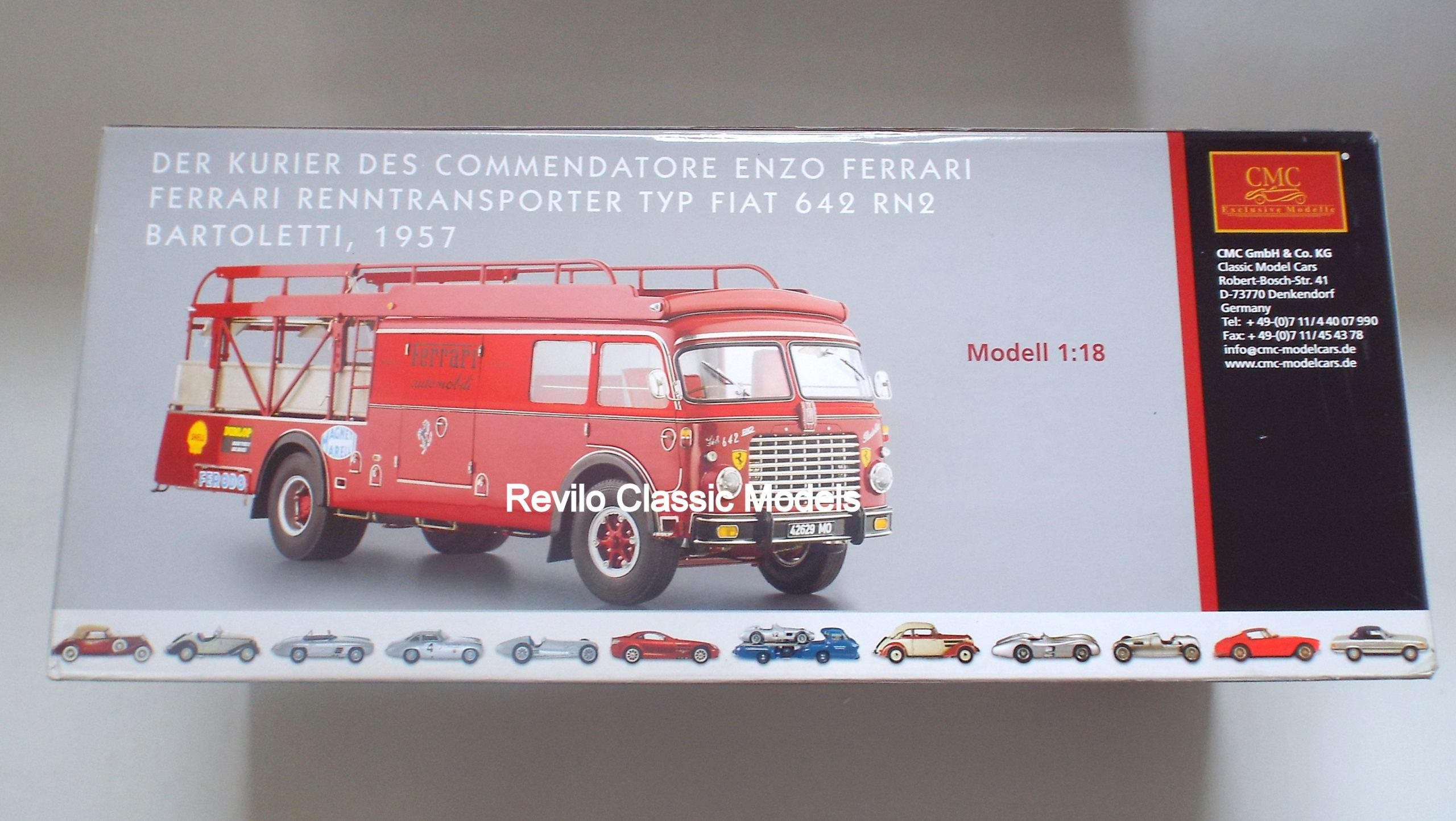 CMC M084 1:18 Ferrari Race Transporter