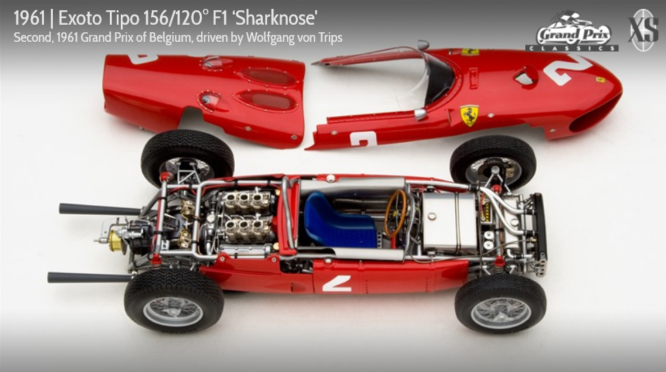 Exoto1961 Ferrari 156 'Sharknose' 1:18 Wolfgang von Tripps 97203B
