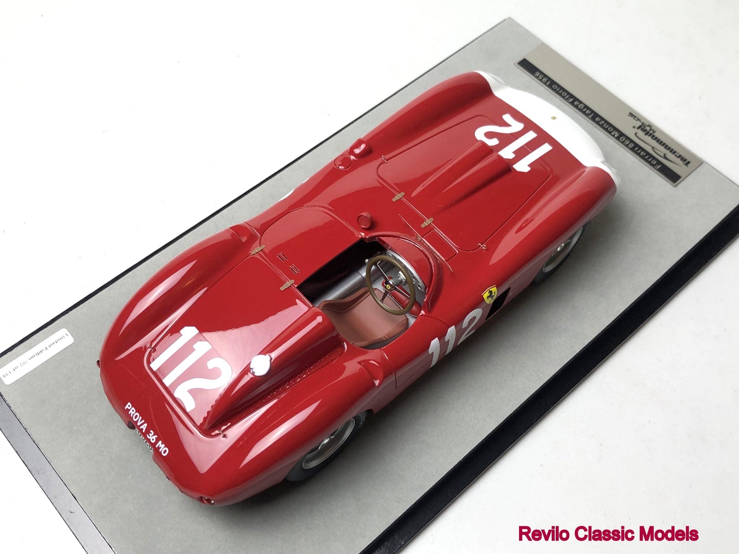 Ferrari 860 Monza Targa Florio 1956 escala 1:18