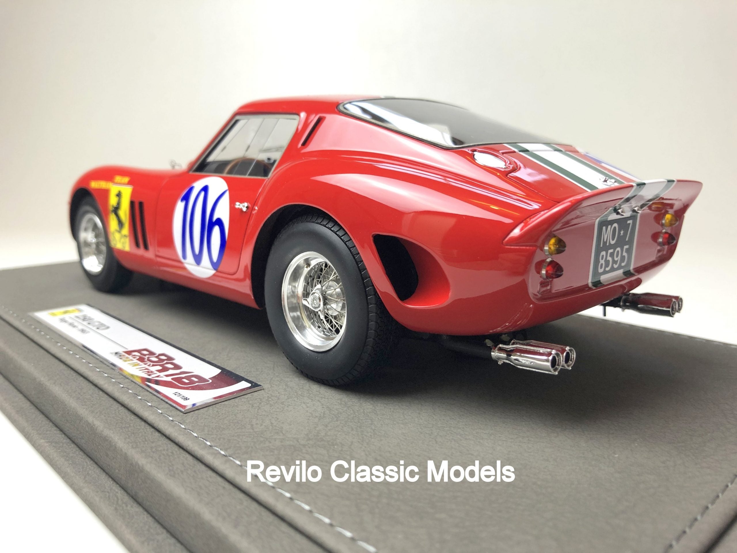 BBR 1:18 scale Ferrari 250 GTO #106