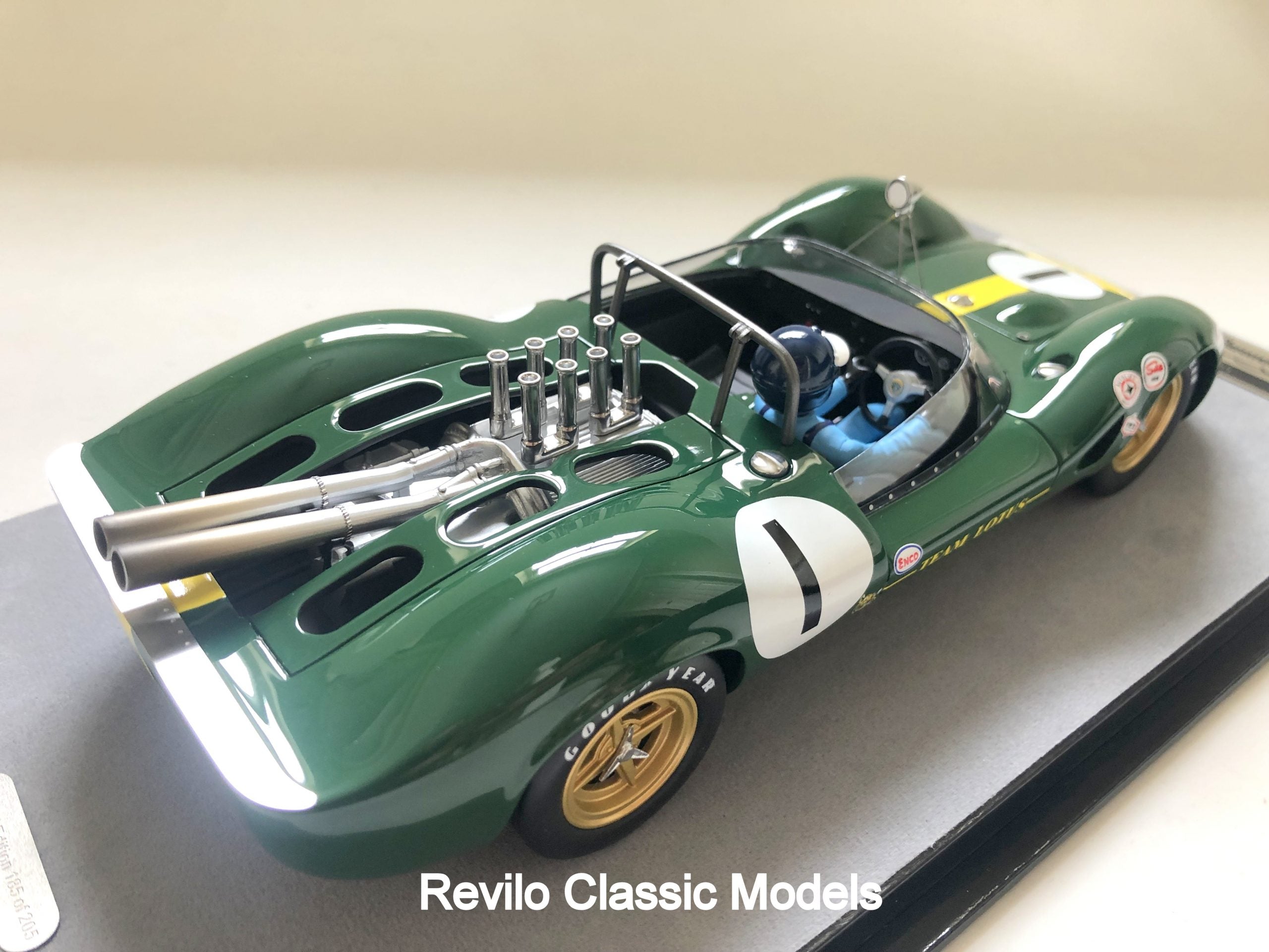 Escala 1:18 Lotus 40 Jim Clark #1 con figura