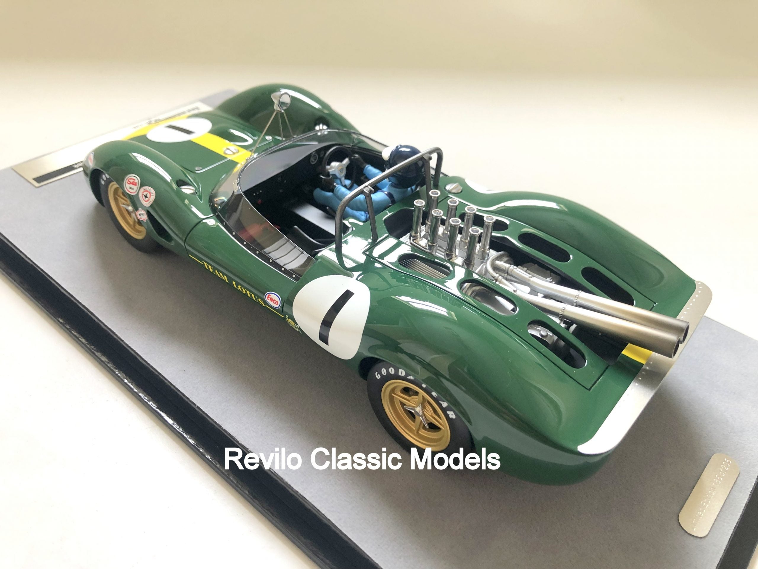 Escala 1:18 Lotus 40 Jim Clark #1 con figura