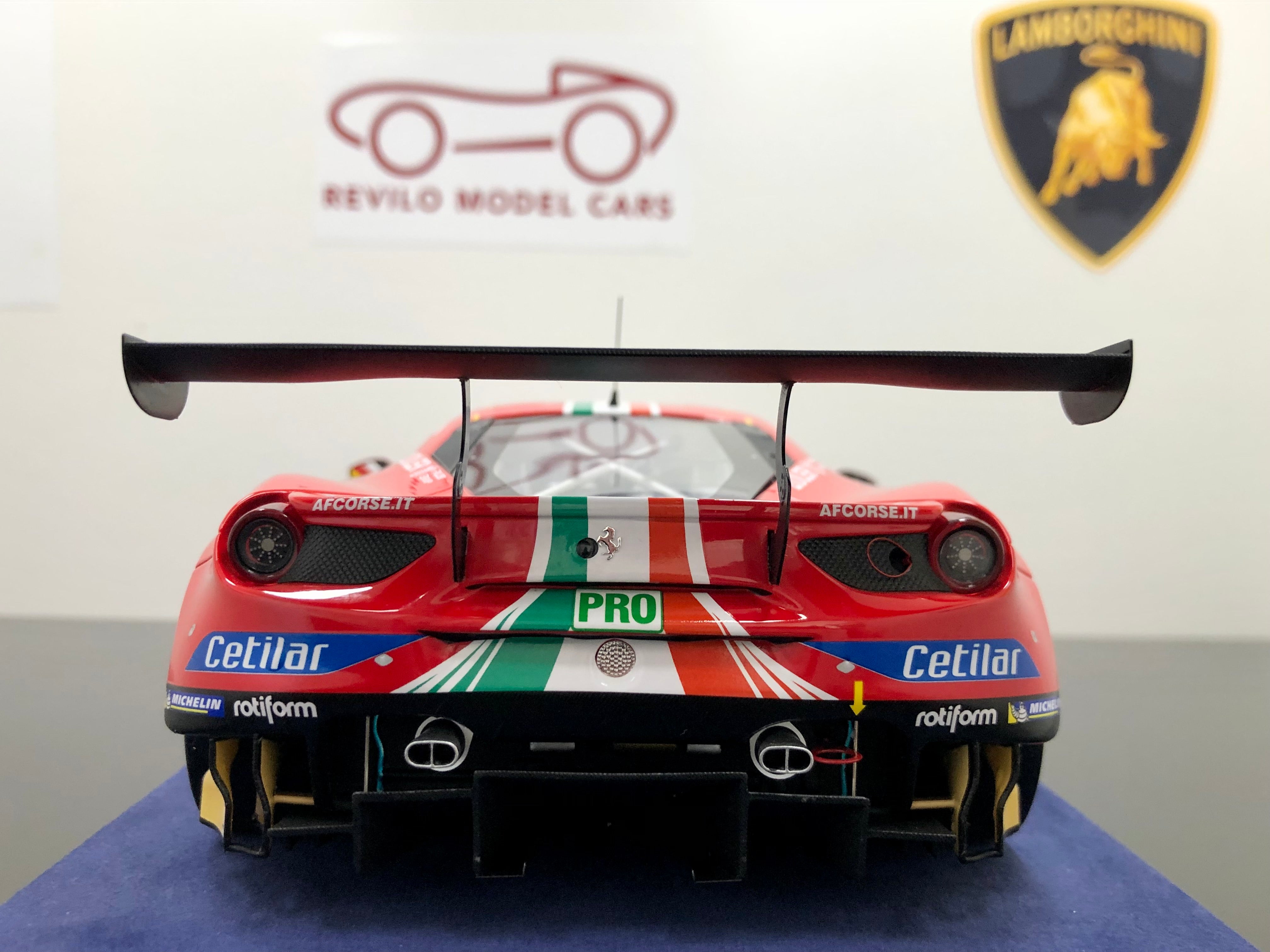 Ferrari 488 GTE Le Mans class winner #51 1:18 scale