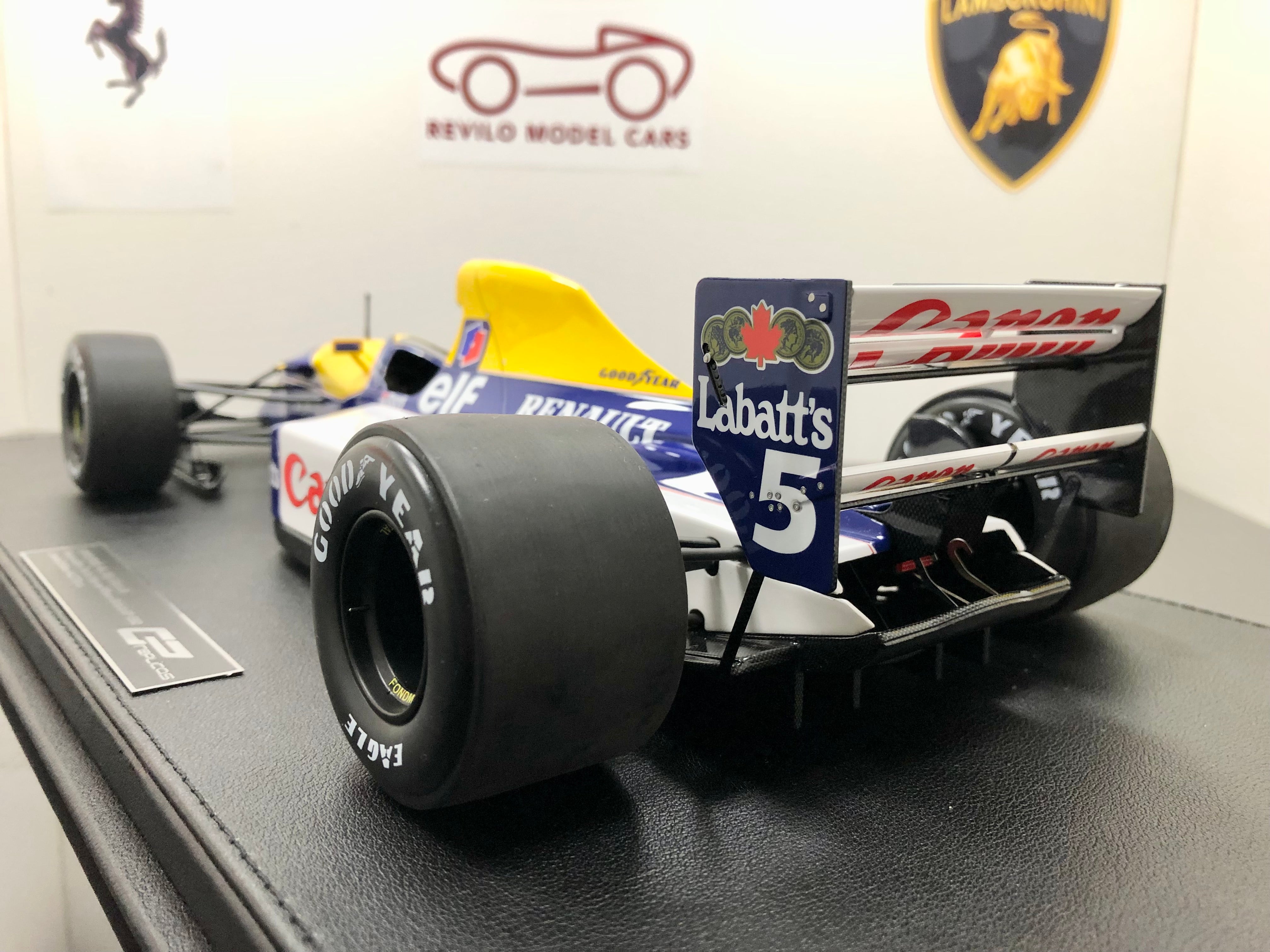 1:12 scale Williams FW14/B winner British Grand Prix 1992 Mansell