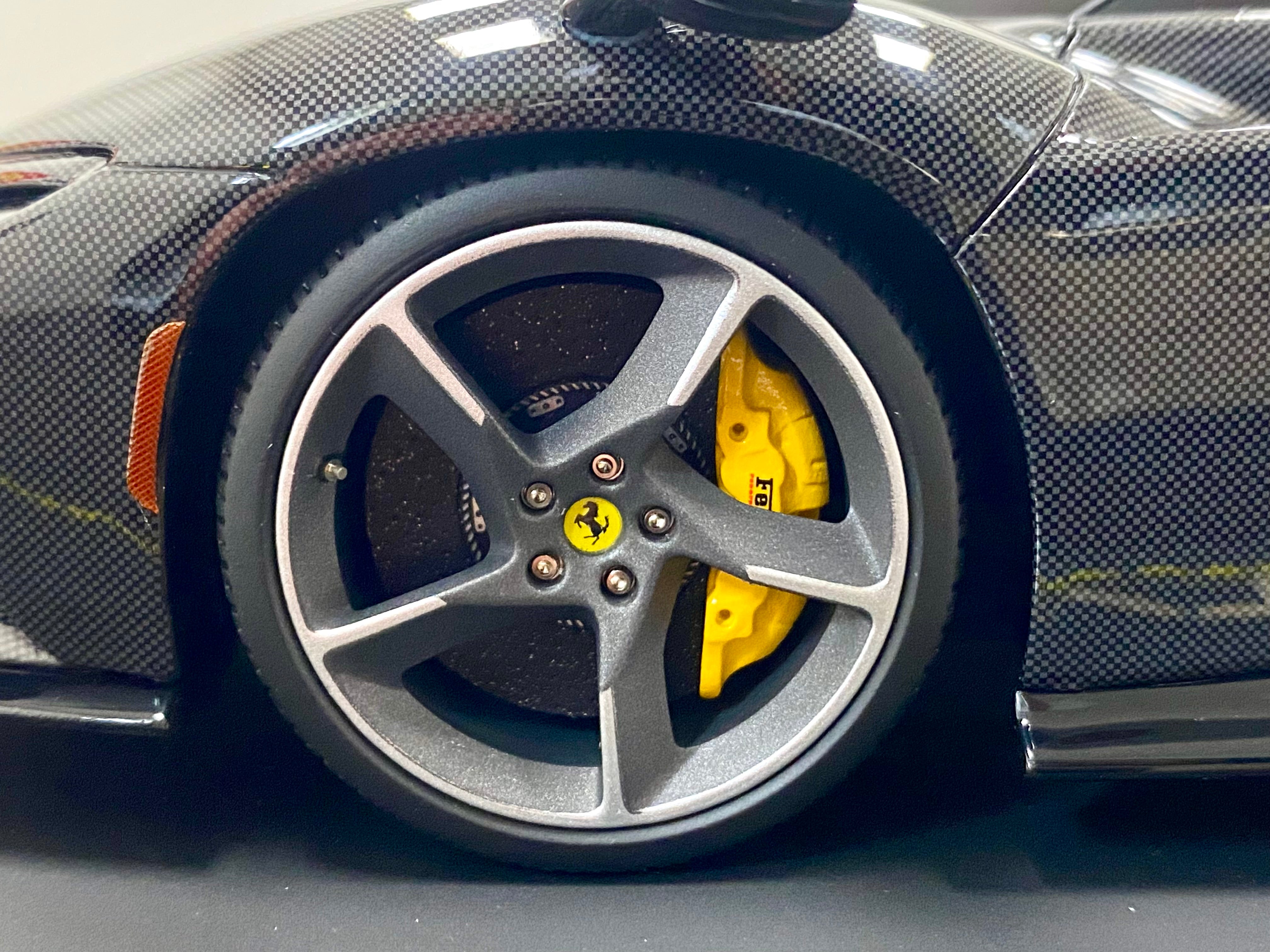 BBR 1:18 scale Ferrari Daytona SP3 Taylor Made 599+1 yellow/black