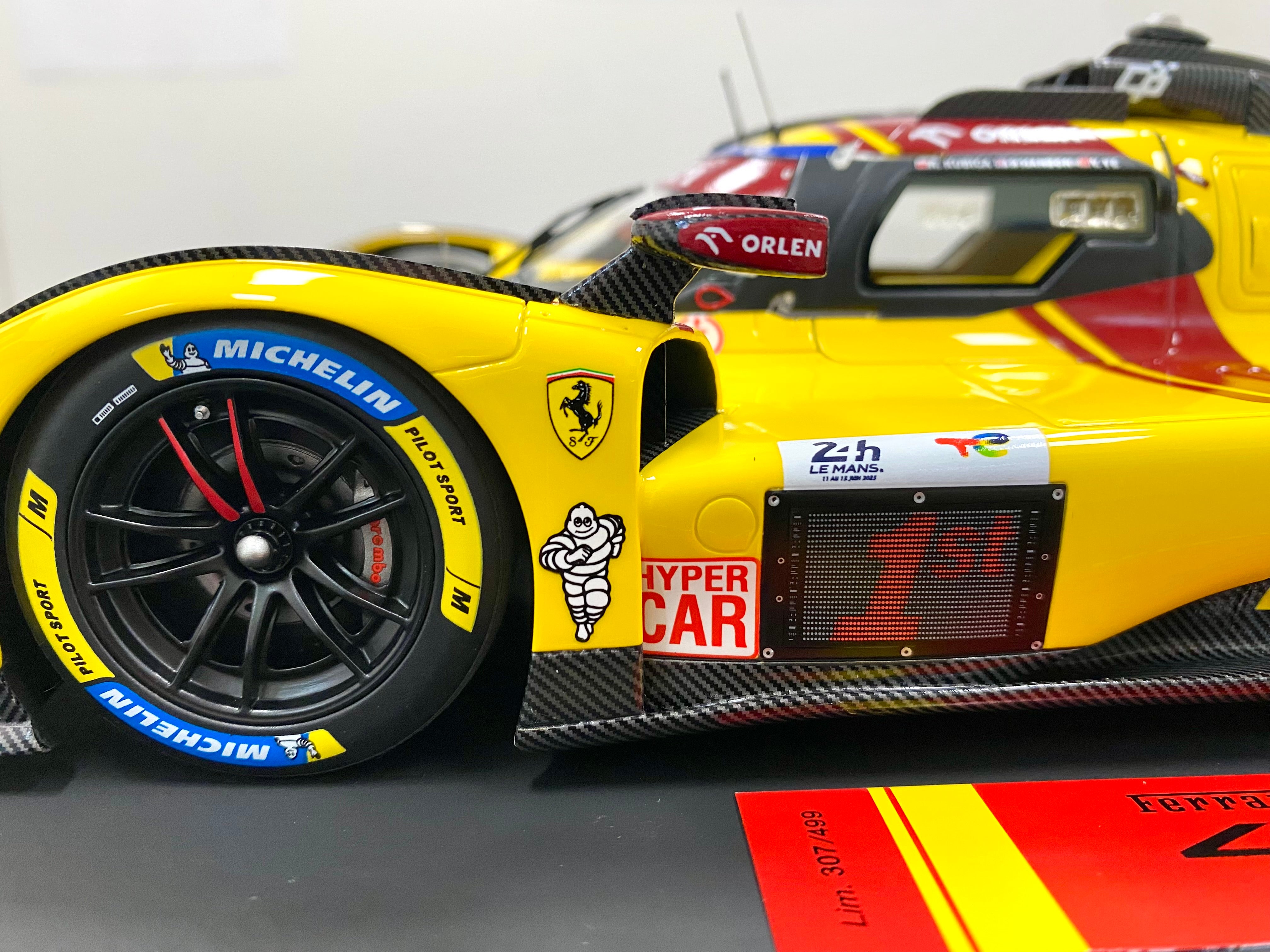 BBR 1:18 scale Ferrari 499P #83 2025 Le Mans winner