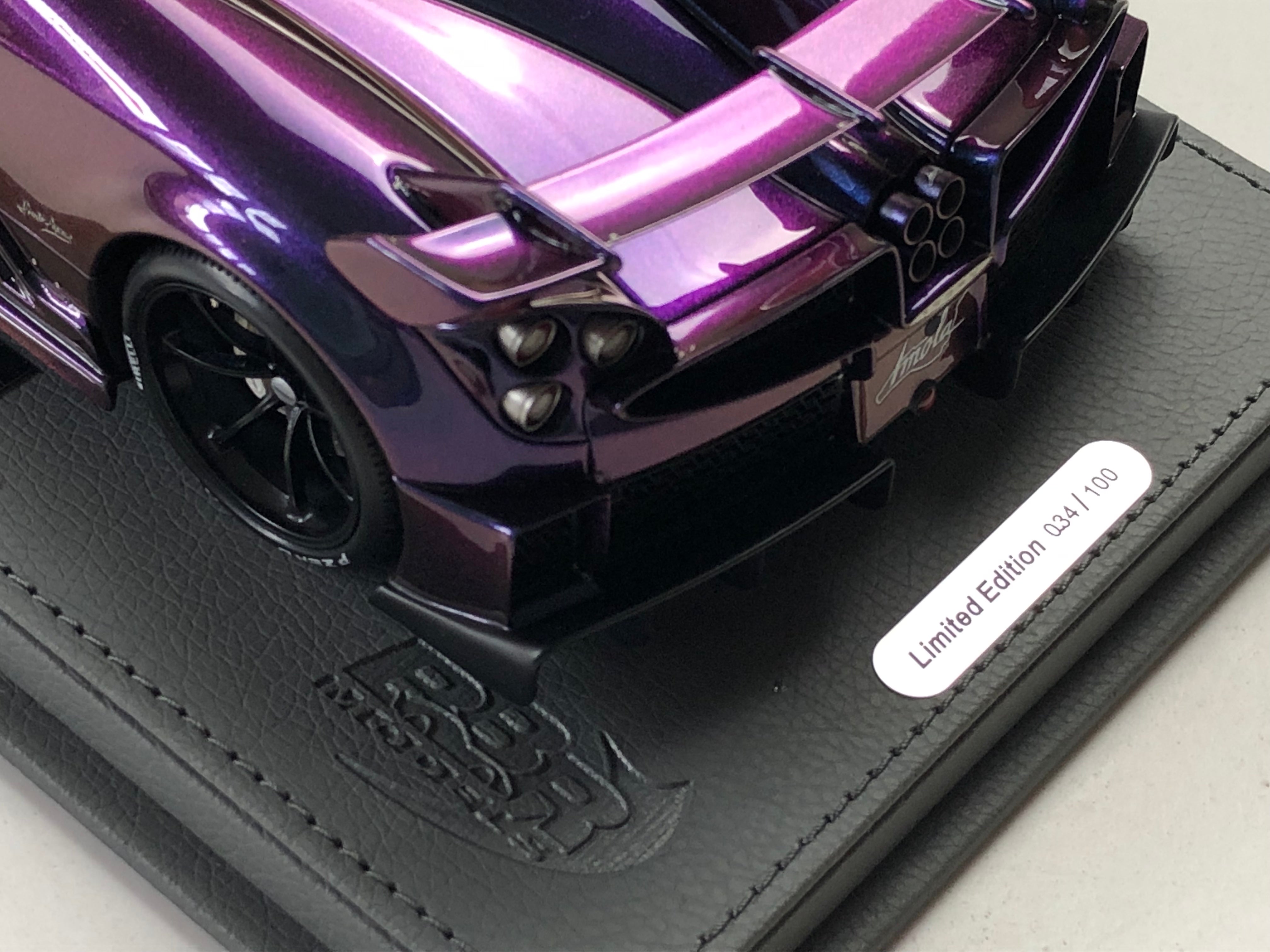 Casi real Pagani Zonda F escala 1:18