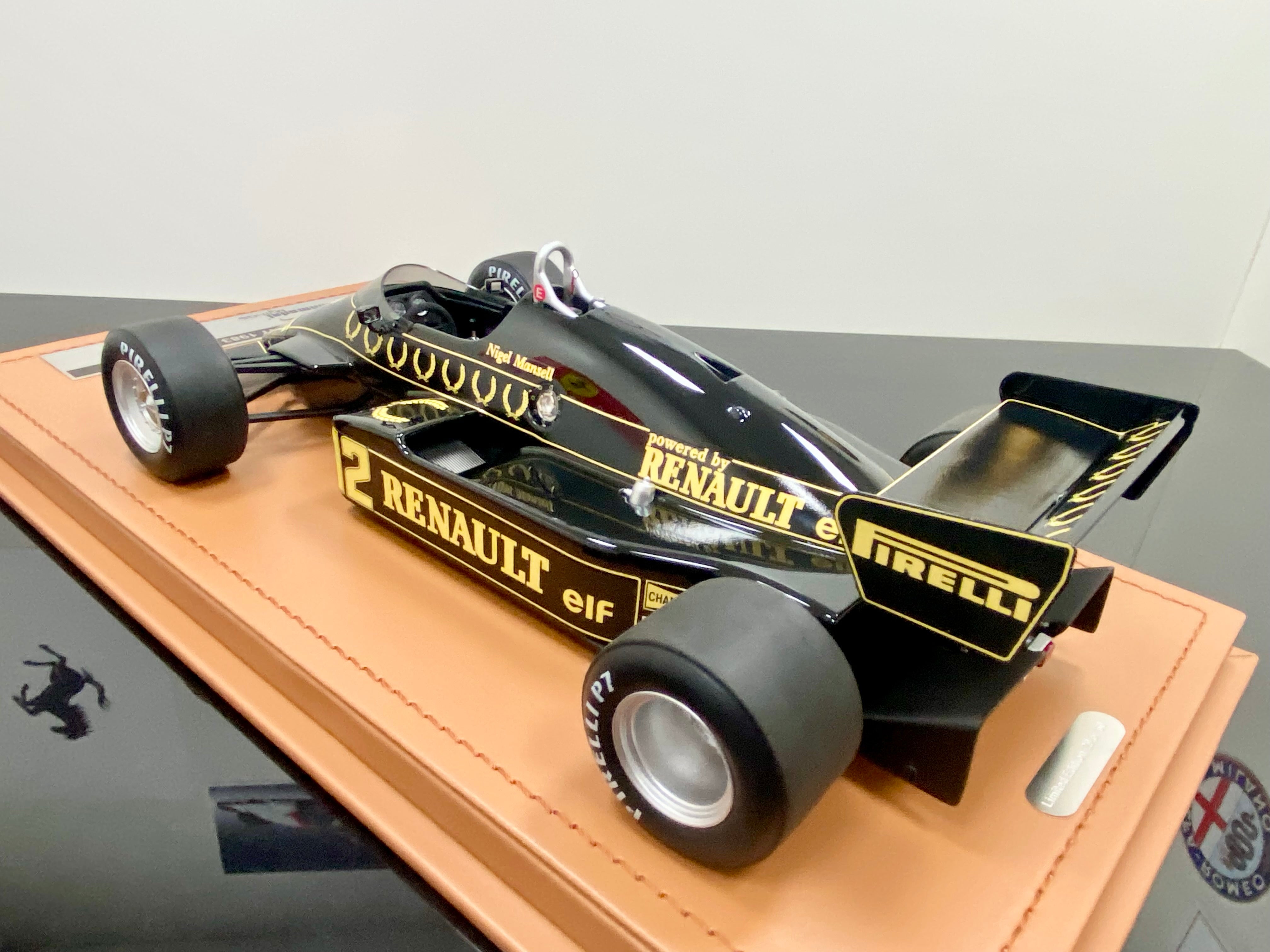 1:18 scale Lotus 94T Mansell #12 1983 British Grand Prix winner