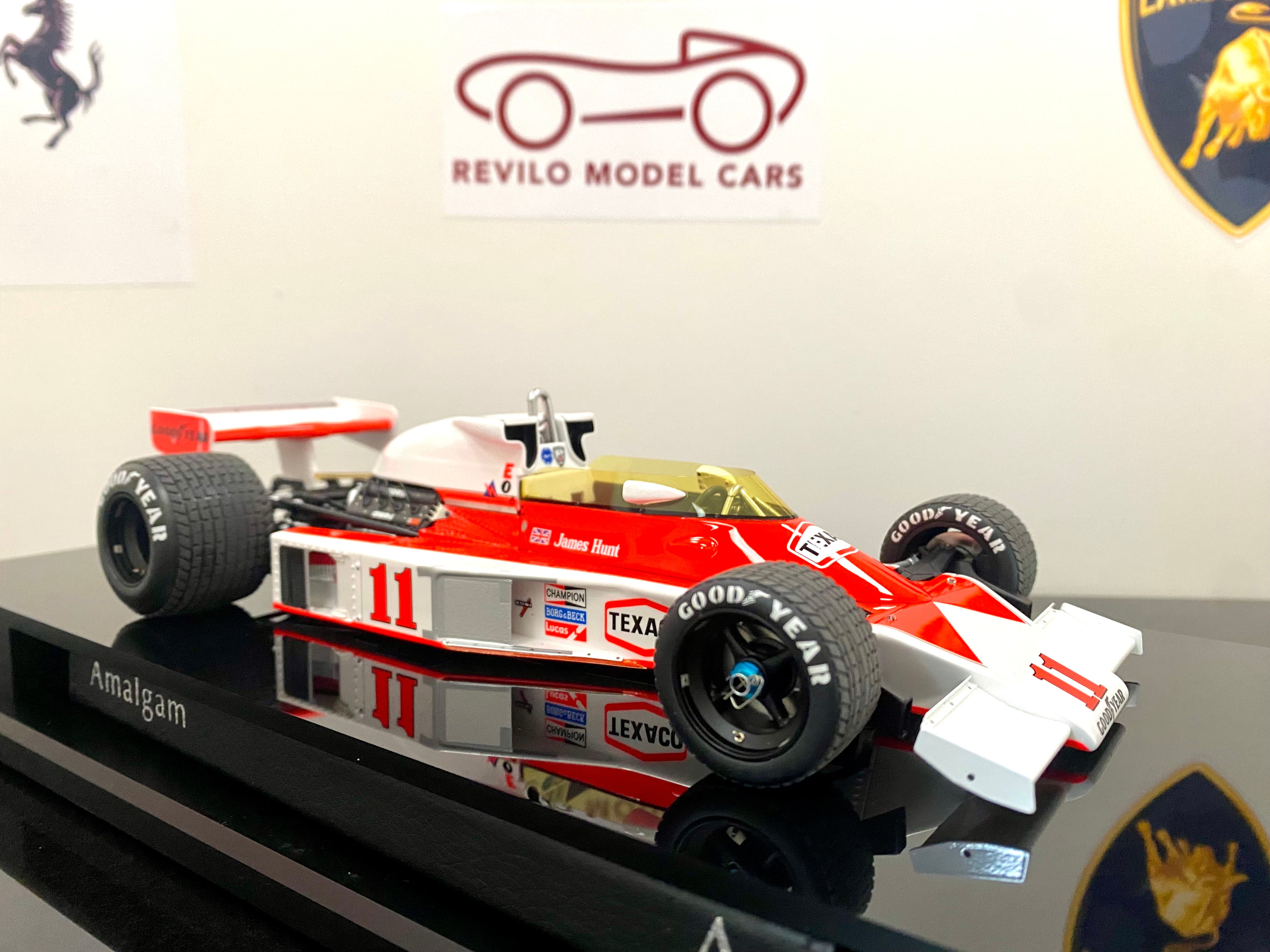 Amalgam 1:18 scale McLaren M23D 1976 James Hunt