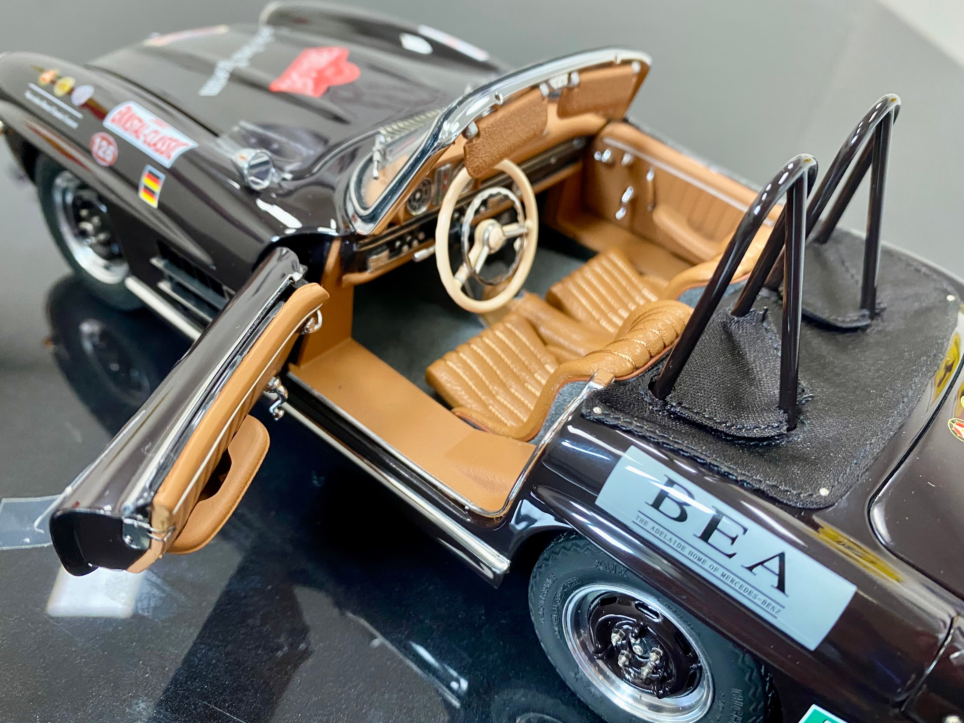 CMC 1:18 scale Mercedes 300SL M295 roadster open racing version