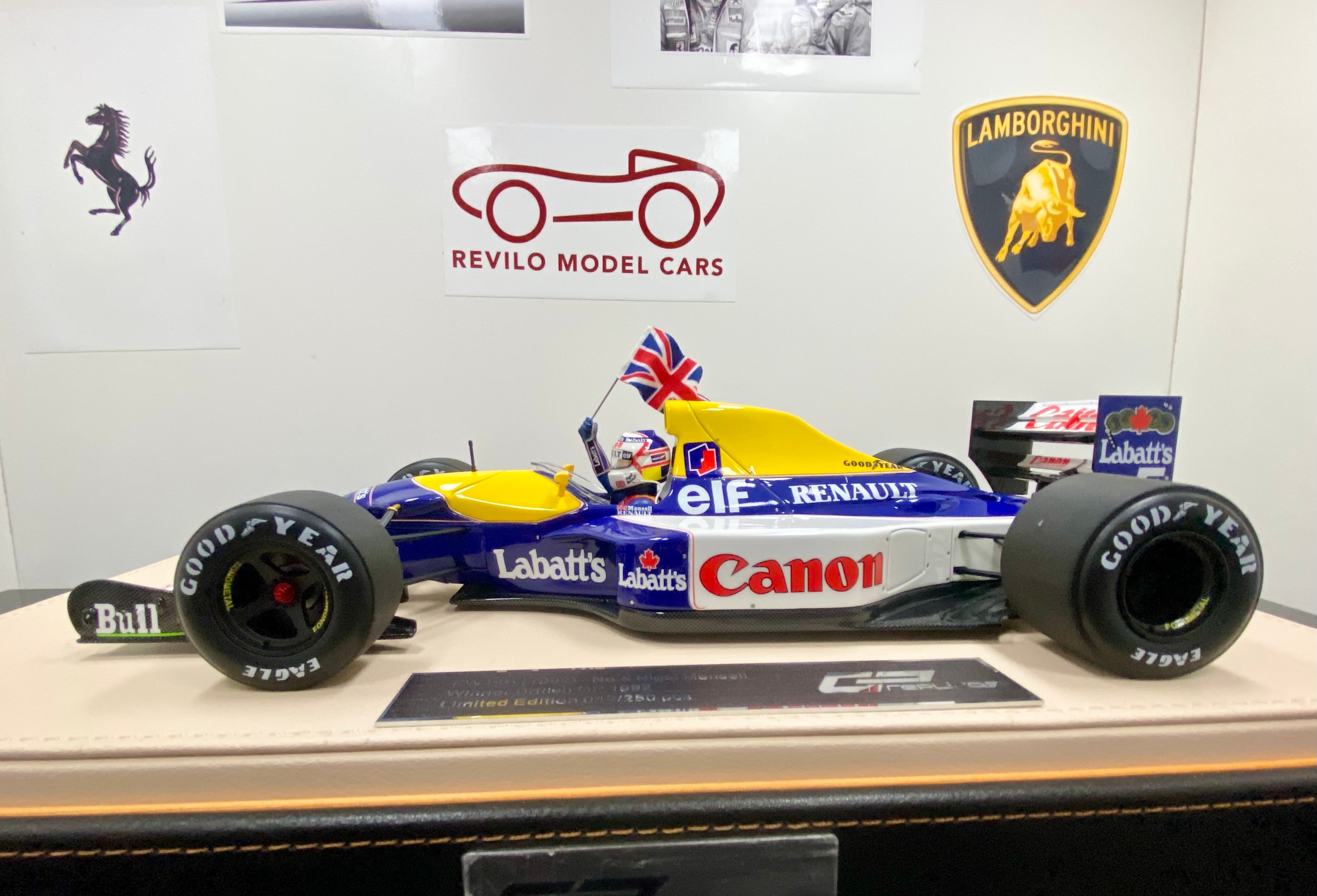 1:18 scale Williams FW14/B winner British Grand Prix 1992 Mansell