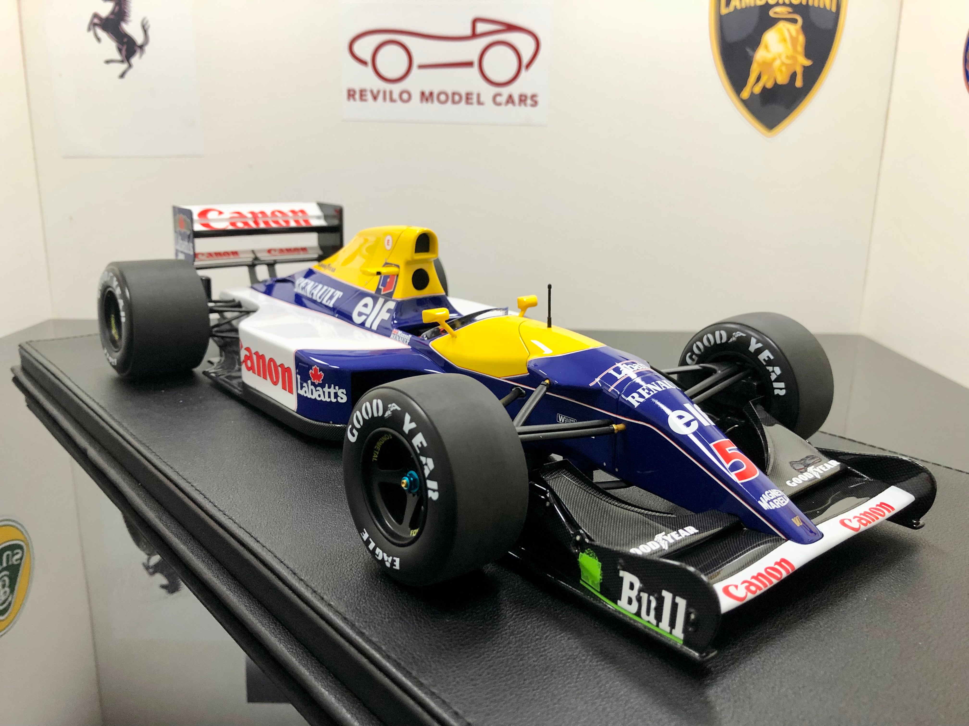 1:12 scale Williams FW14/B winner British Grand Prix 1992 Mansell