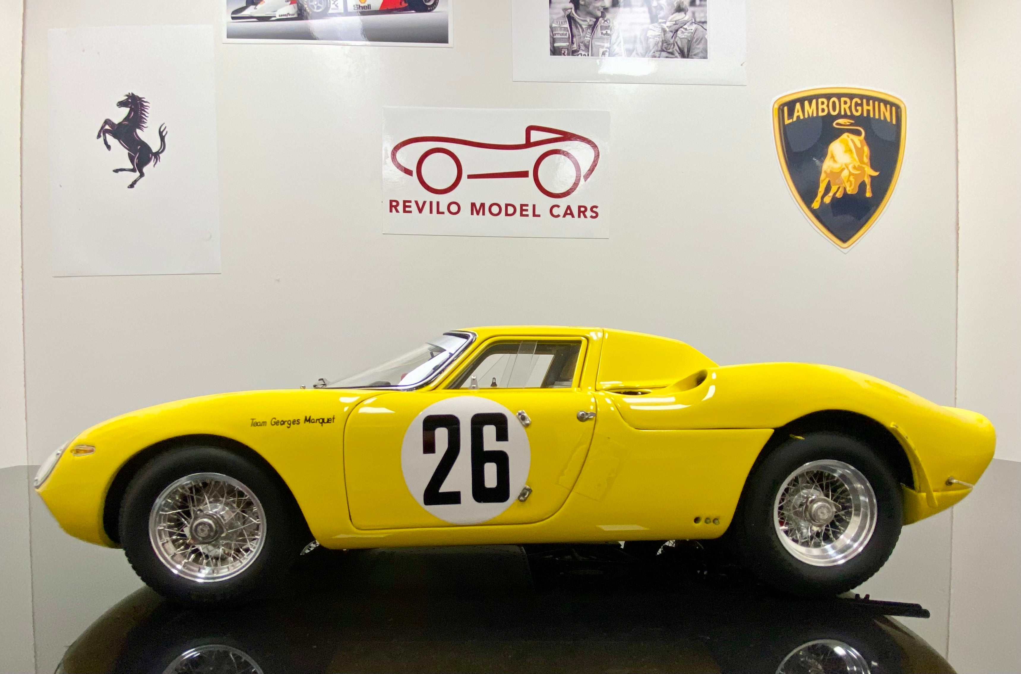 CMC 1:18 scale Ferrari 250 LM M264 #26 2nd Le Mans 1965