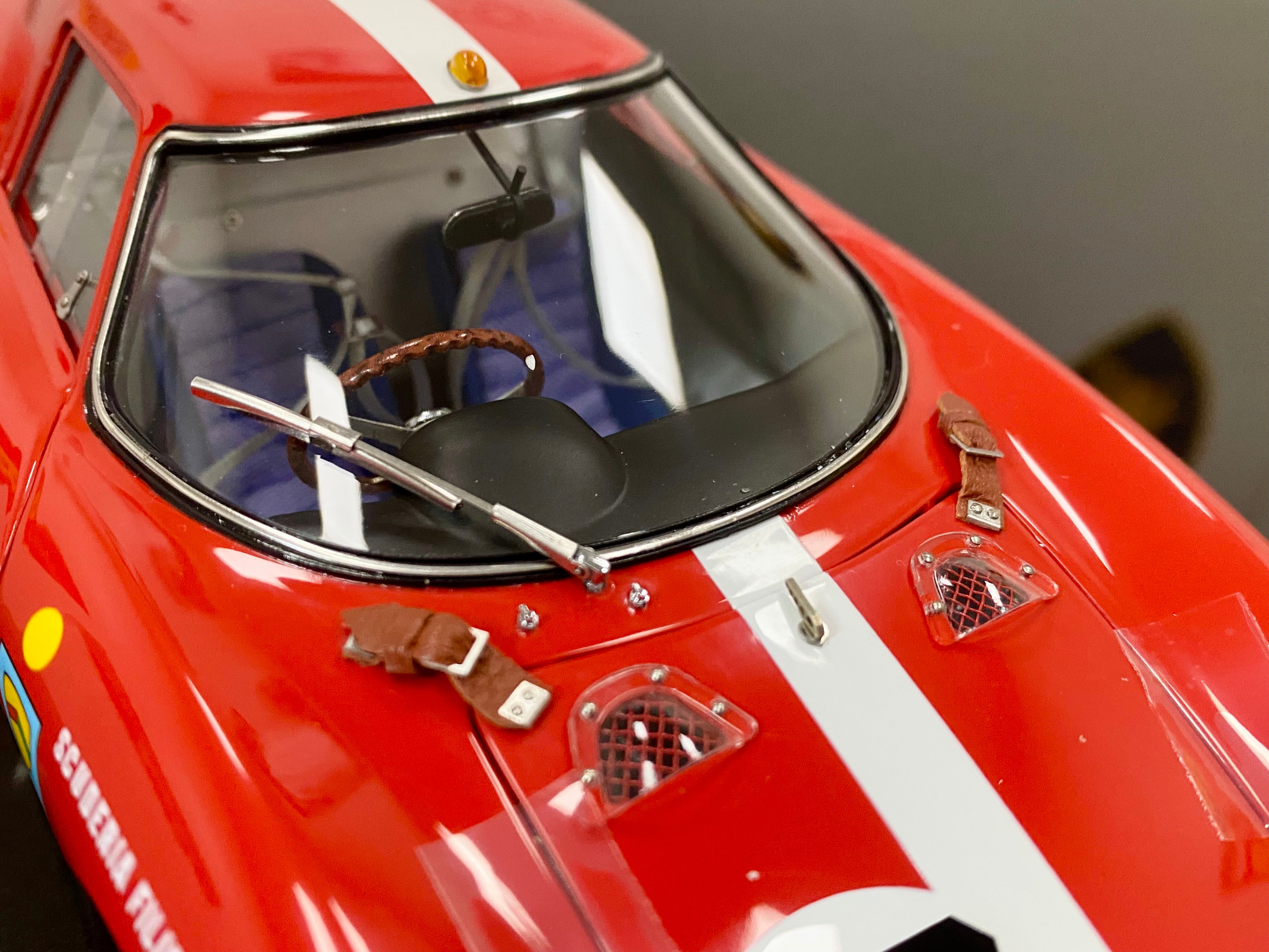 CMC 1:18 scale Ferrari 250 LM M265 #27 Le Mans 1965 Red