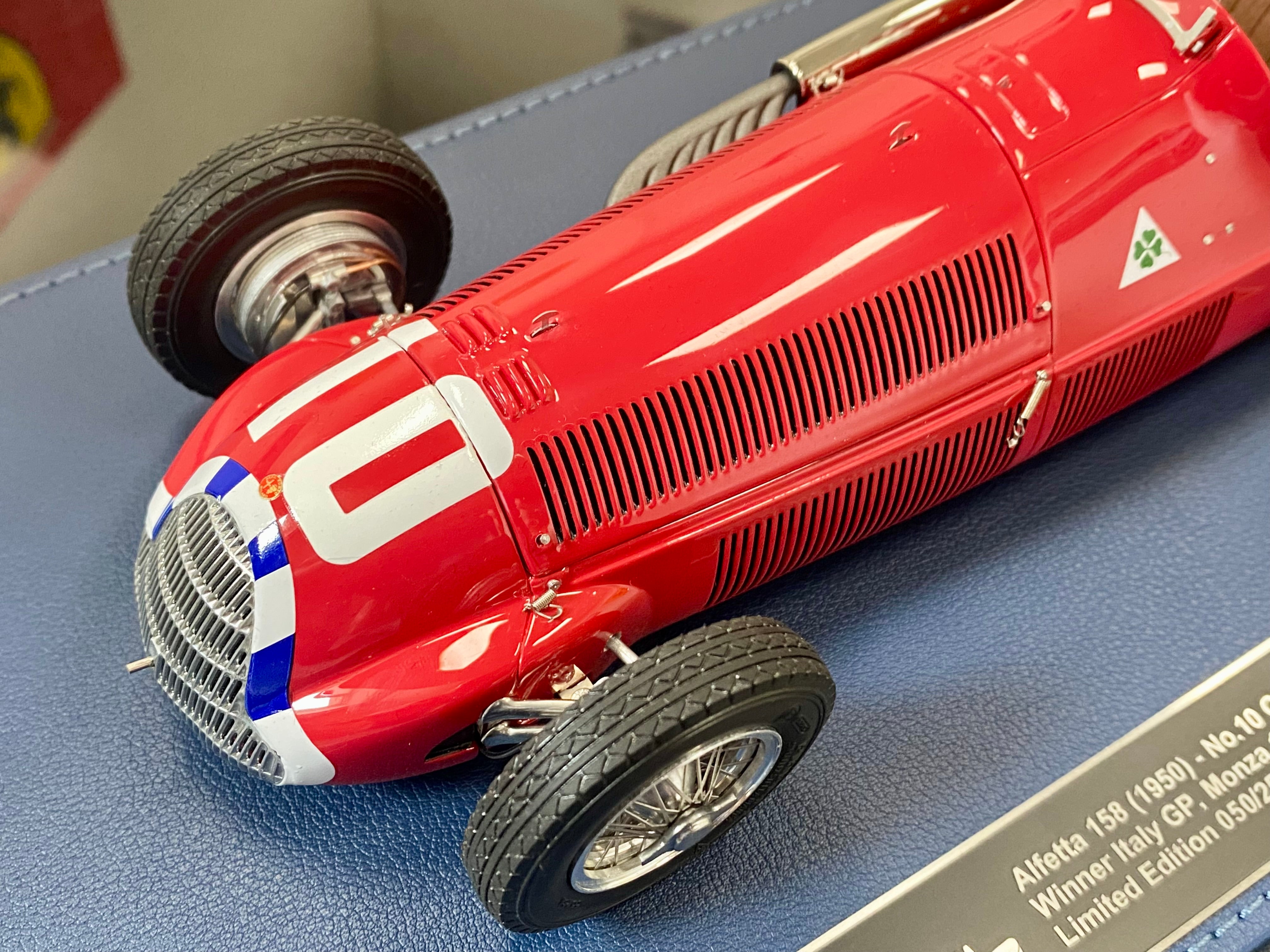 Alfa Romeo Alfetta 158 #10 Farina 1950 Monza 1:18 scale