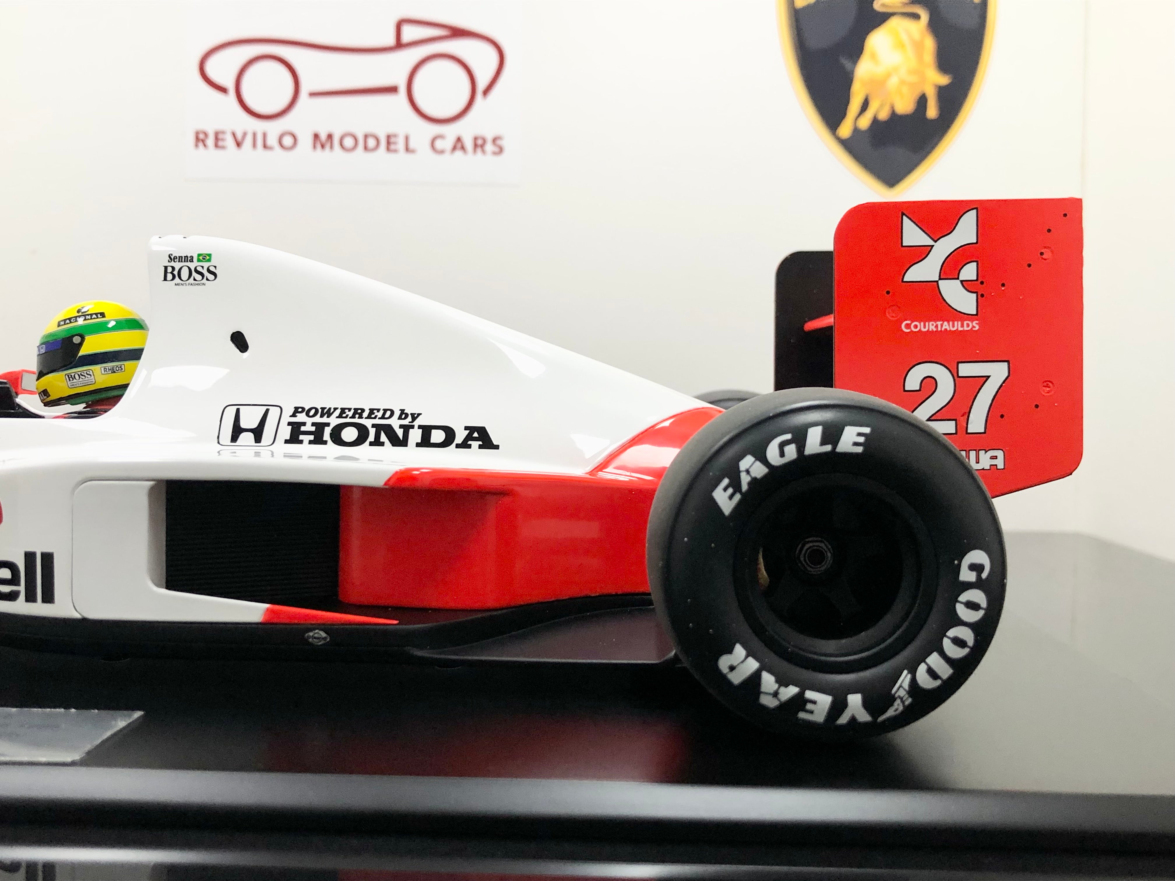 McLaren MP4/5B #27 1:12 Scale Ayrton Senna World Champion