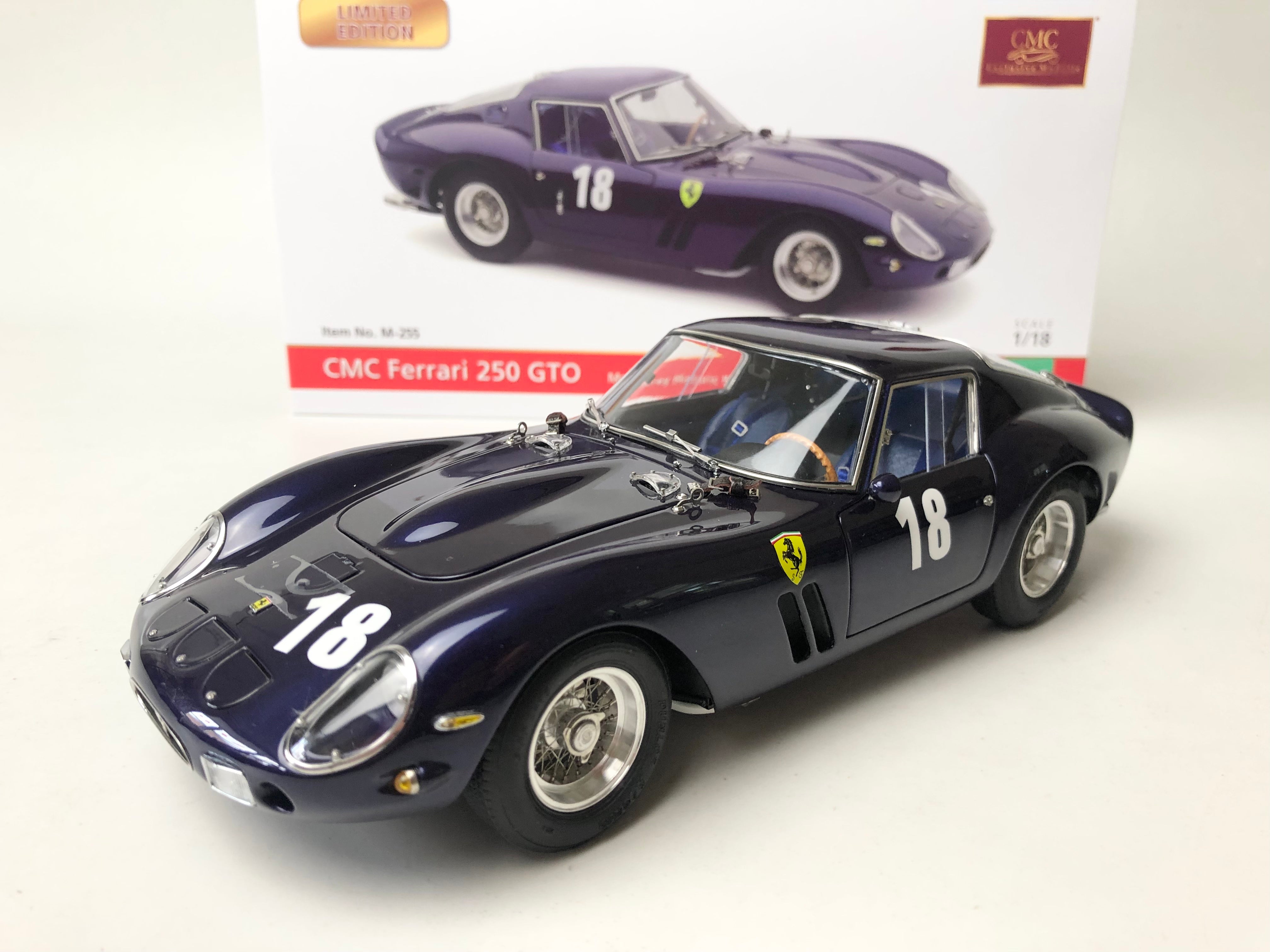 CMC 1:18 scale 1962 Ferrari 250 GTO M255 #18