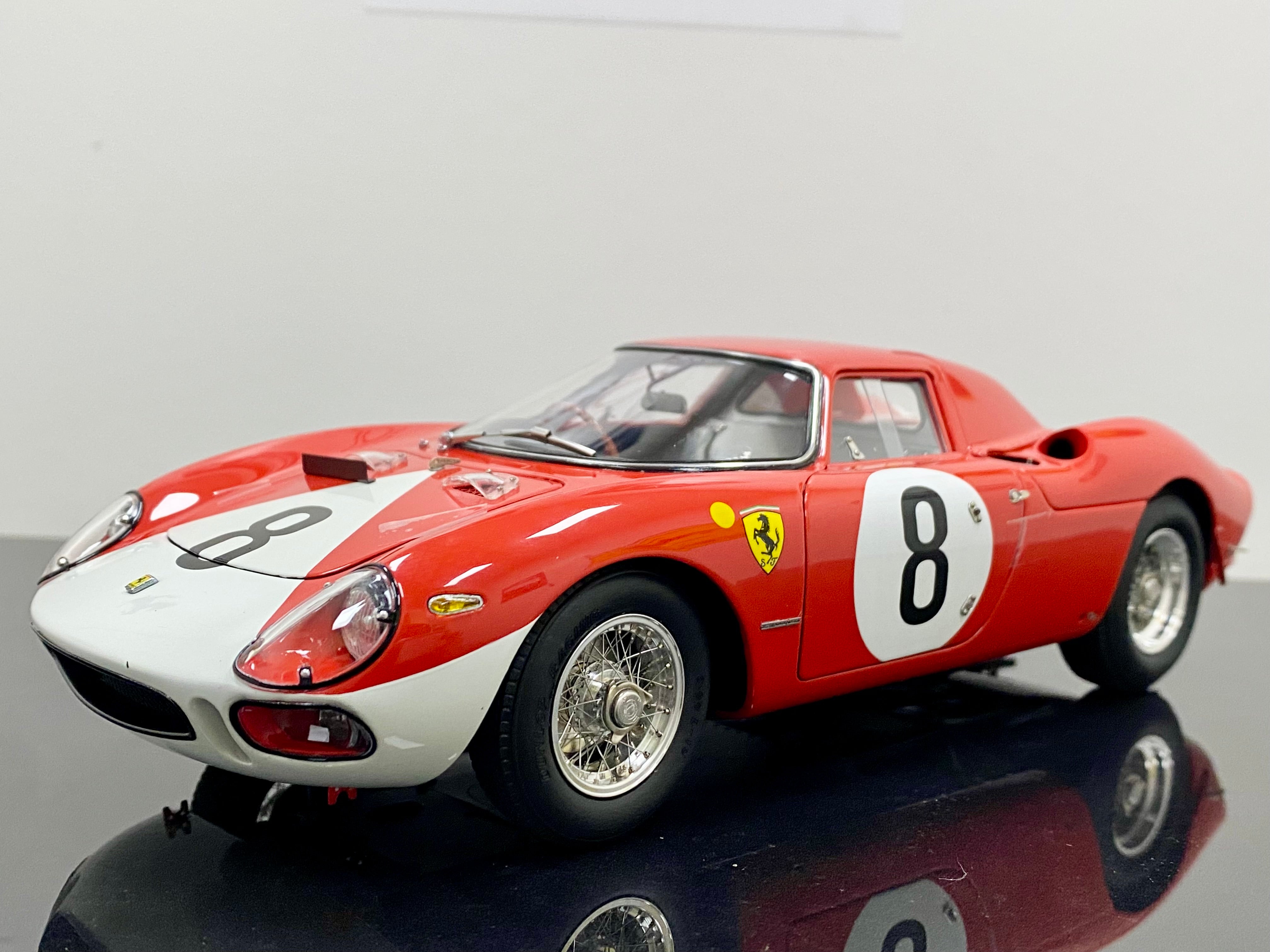 IN STOCK! CMC 1:18 scale Ferrari 250 LM M262 2nd Reims 12 hr 1964 #8