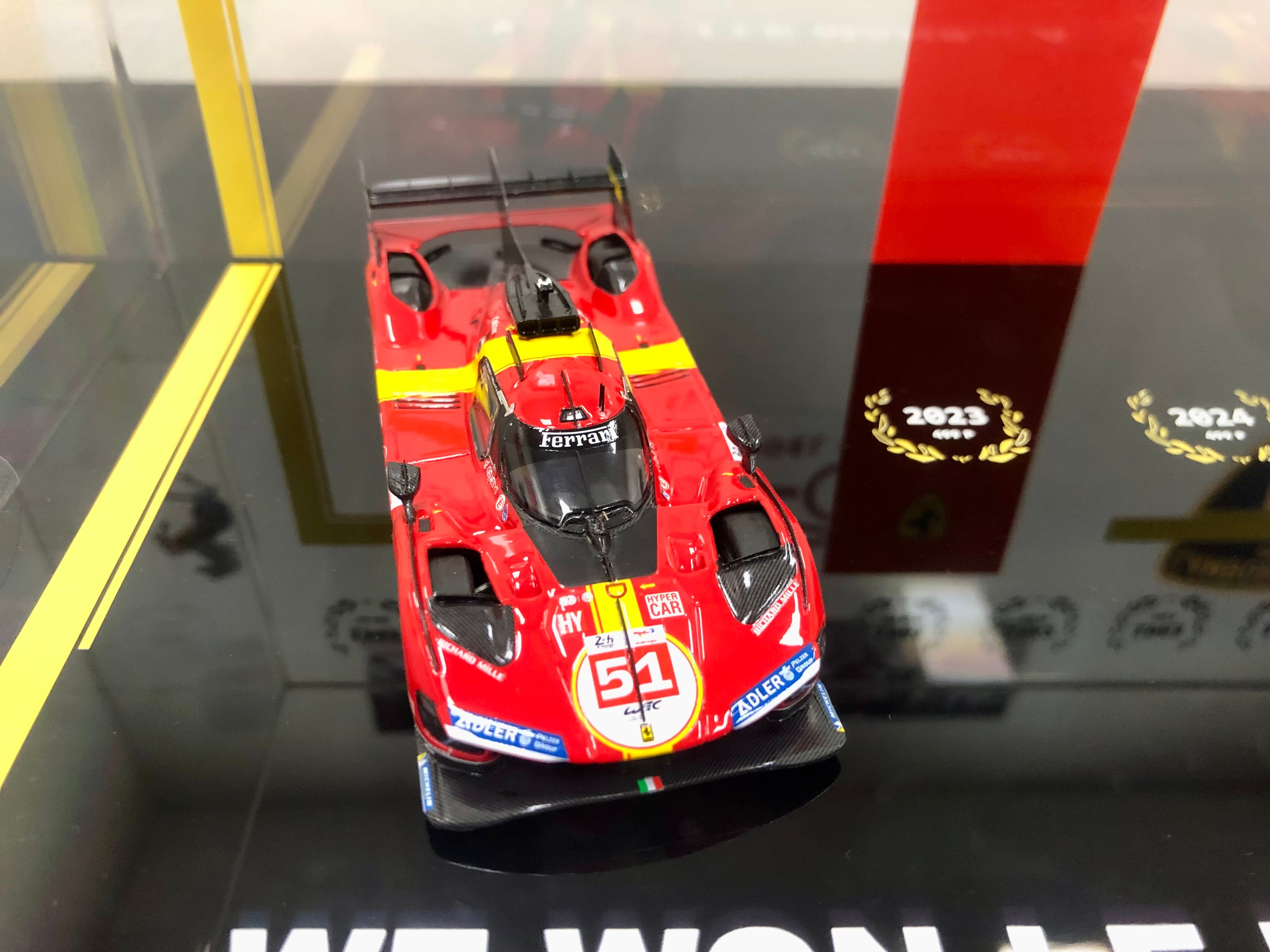 BBR 1:43 scale Ferrari 499P 2023 & 2024 Le Mans winner
