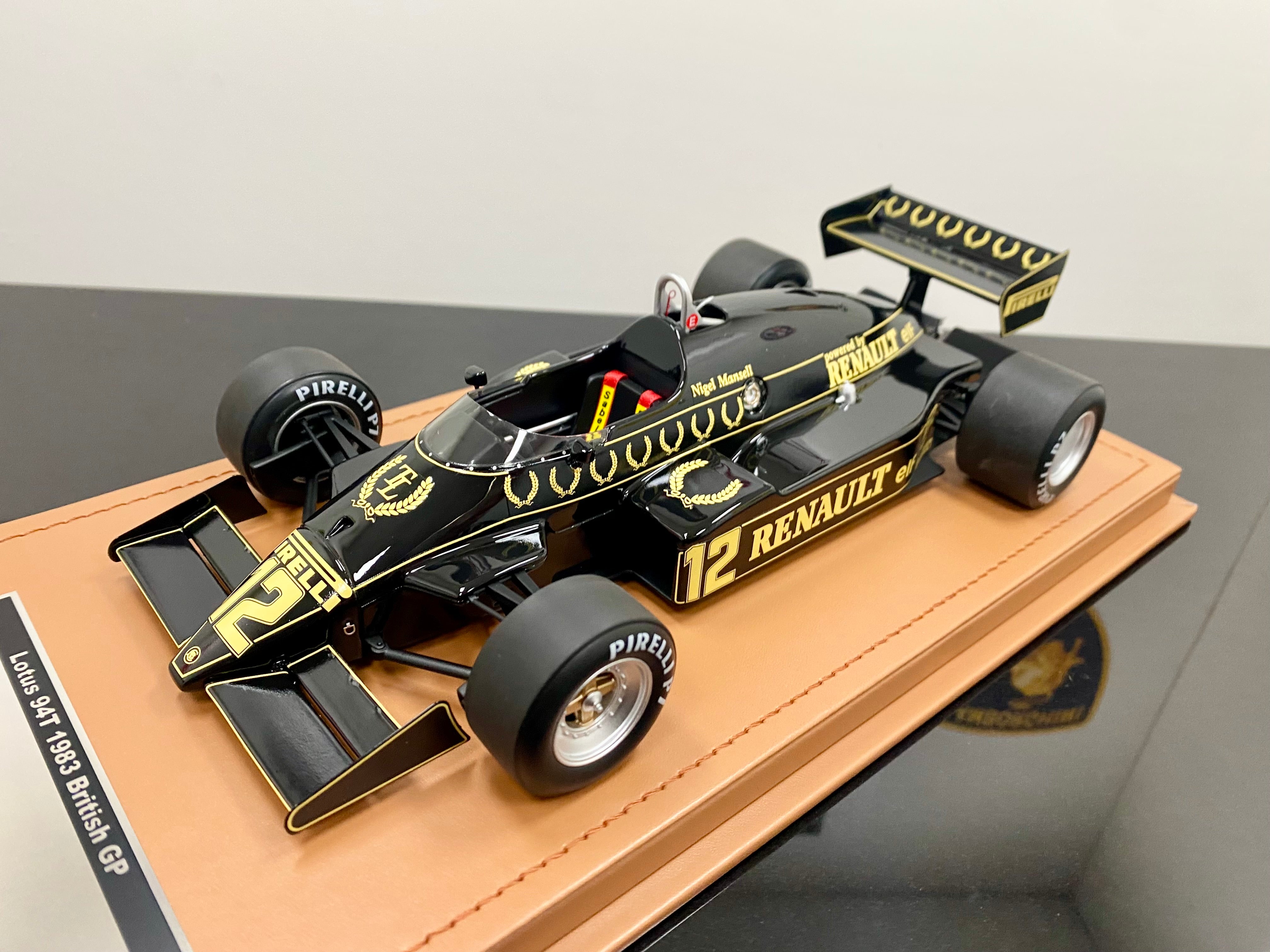 1:18 scale Lotus 94T Mansell #12 1983 British Grand Prix winner