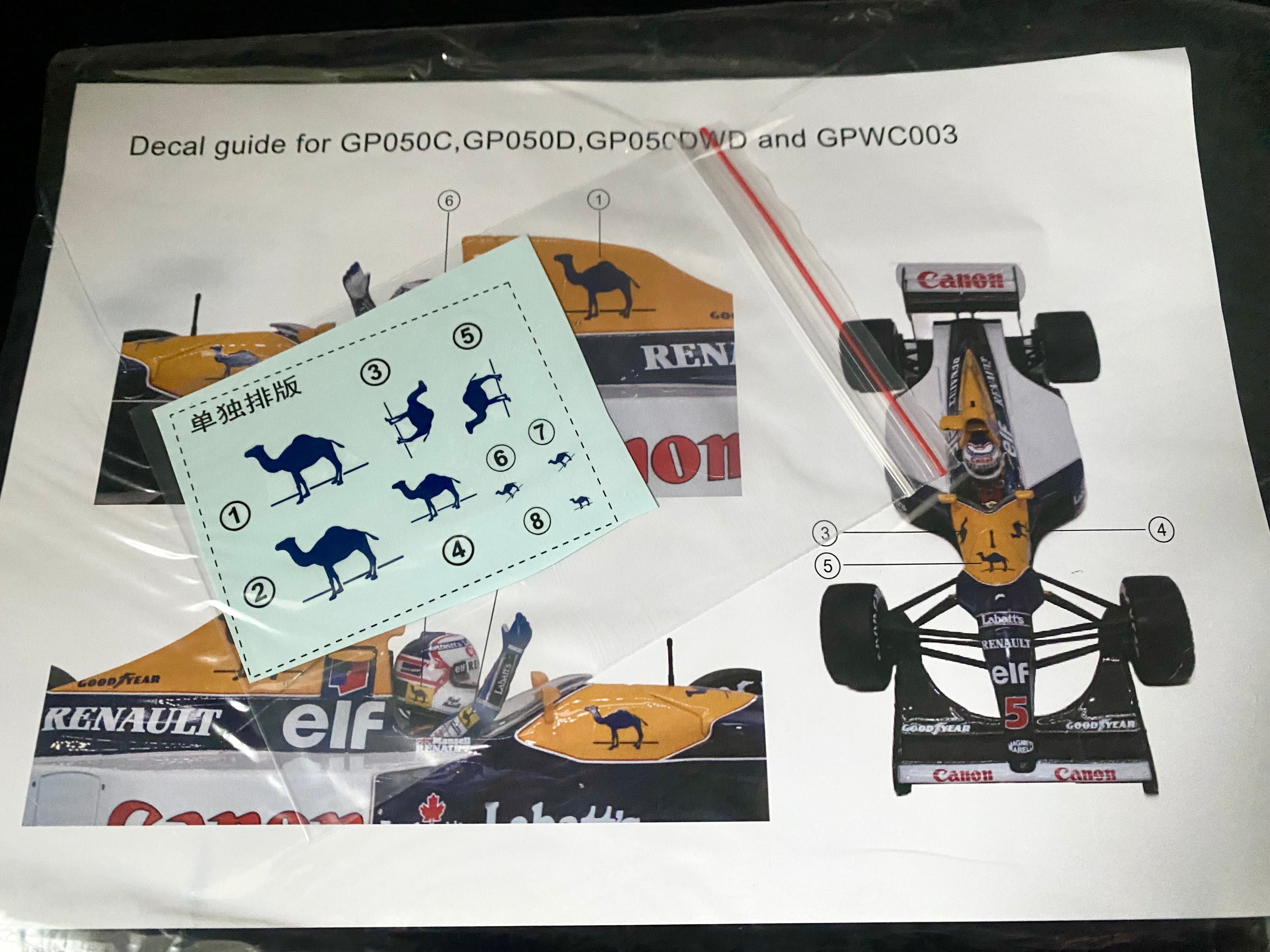 1:18 scale Williams FW14/B winner British Grand Prix 1992 Mansell