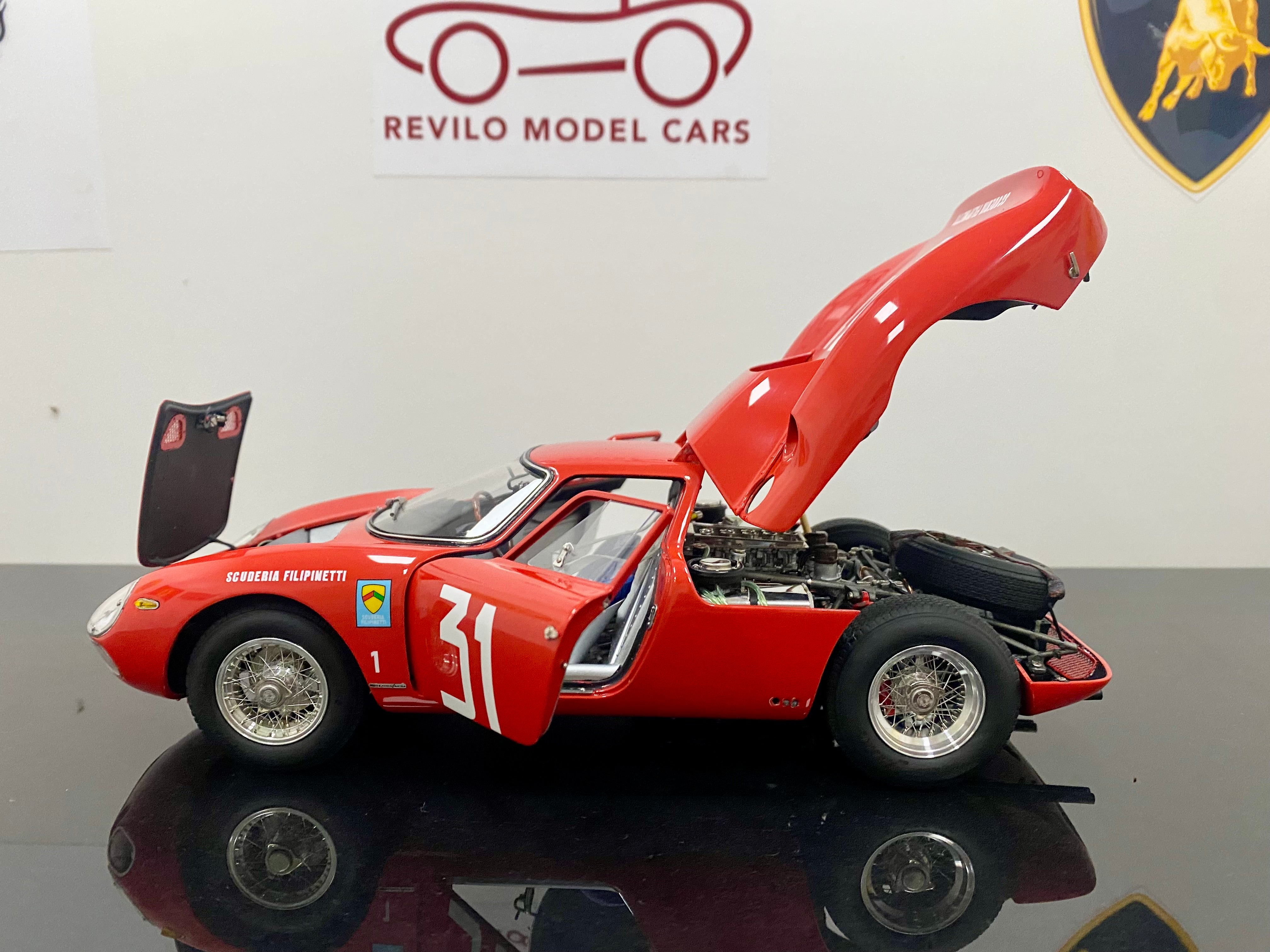 CMC 1:18 scale Ferrari 250 LM M265 #27 Le Mans 1965 Red