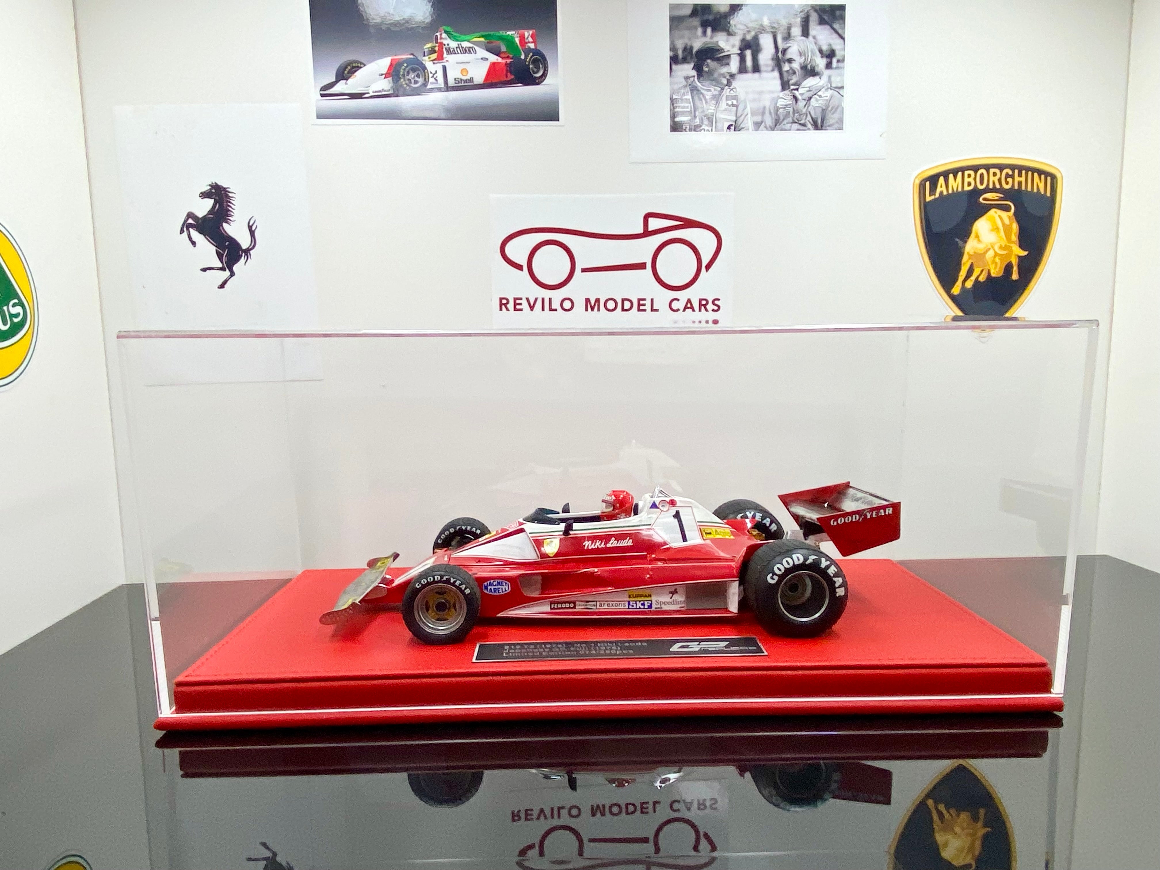 1:18 Ferrari 312 T2 #1 Niki Lauda race weathered 1976 Japanese GP