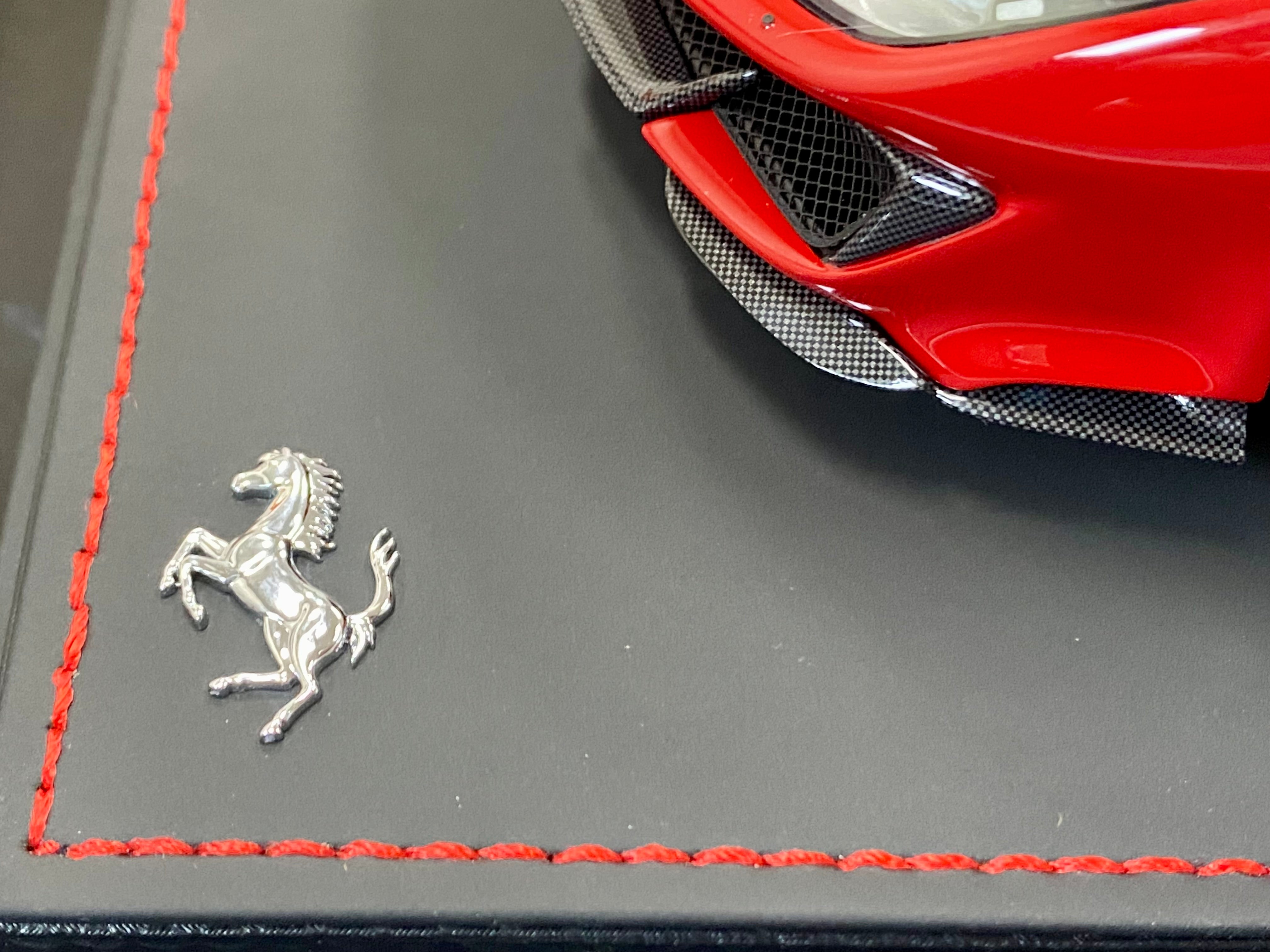BBR Ferrari 488 Pista 1:18 scale Rosso Corsa carbon wheels