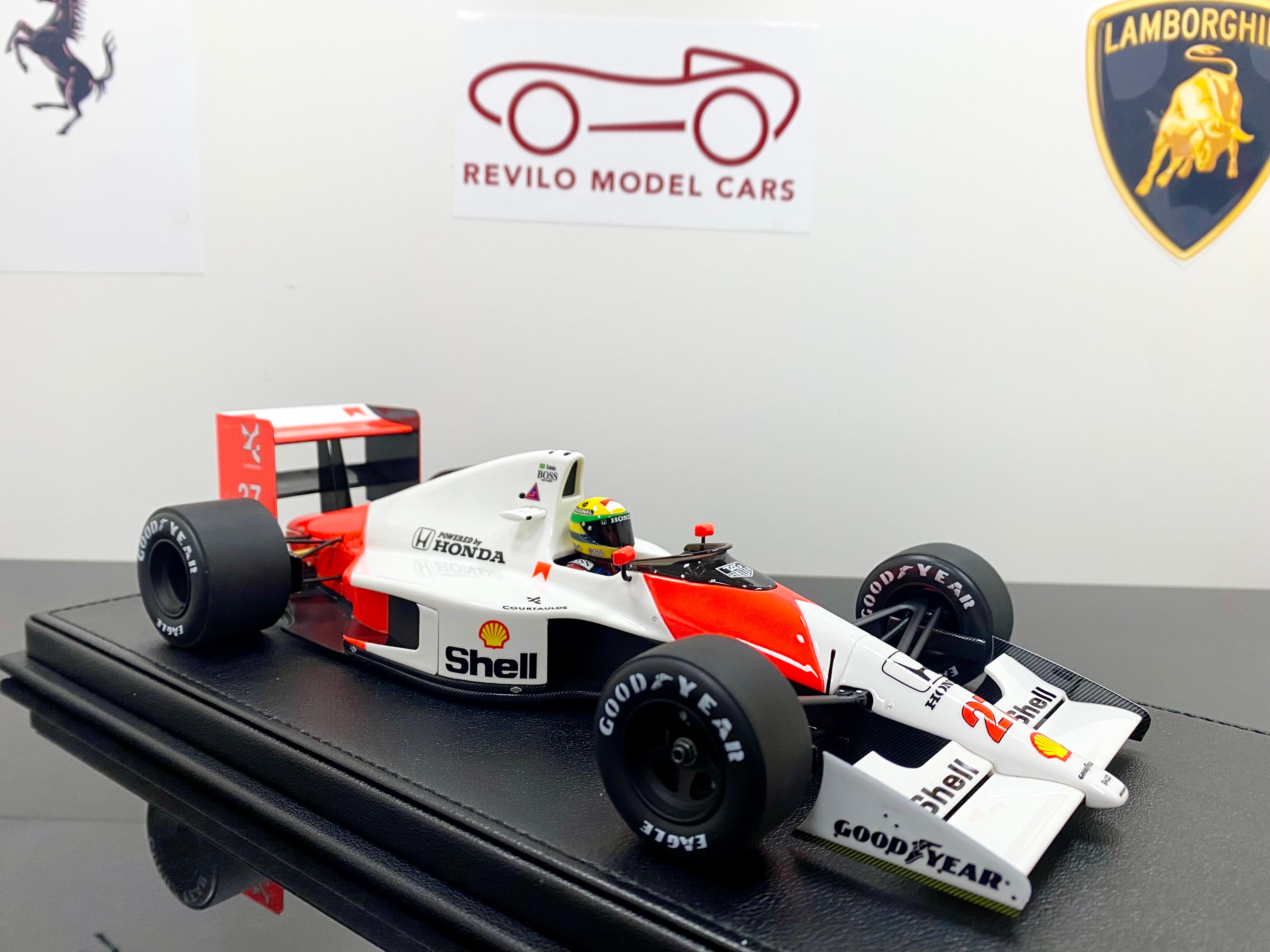 McLaren MP4/5B #27 Monza 1990 1:18 Scale Ayrton Senna World Champion
