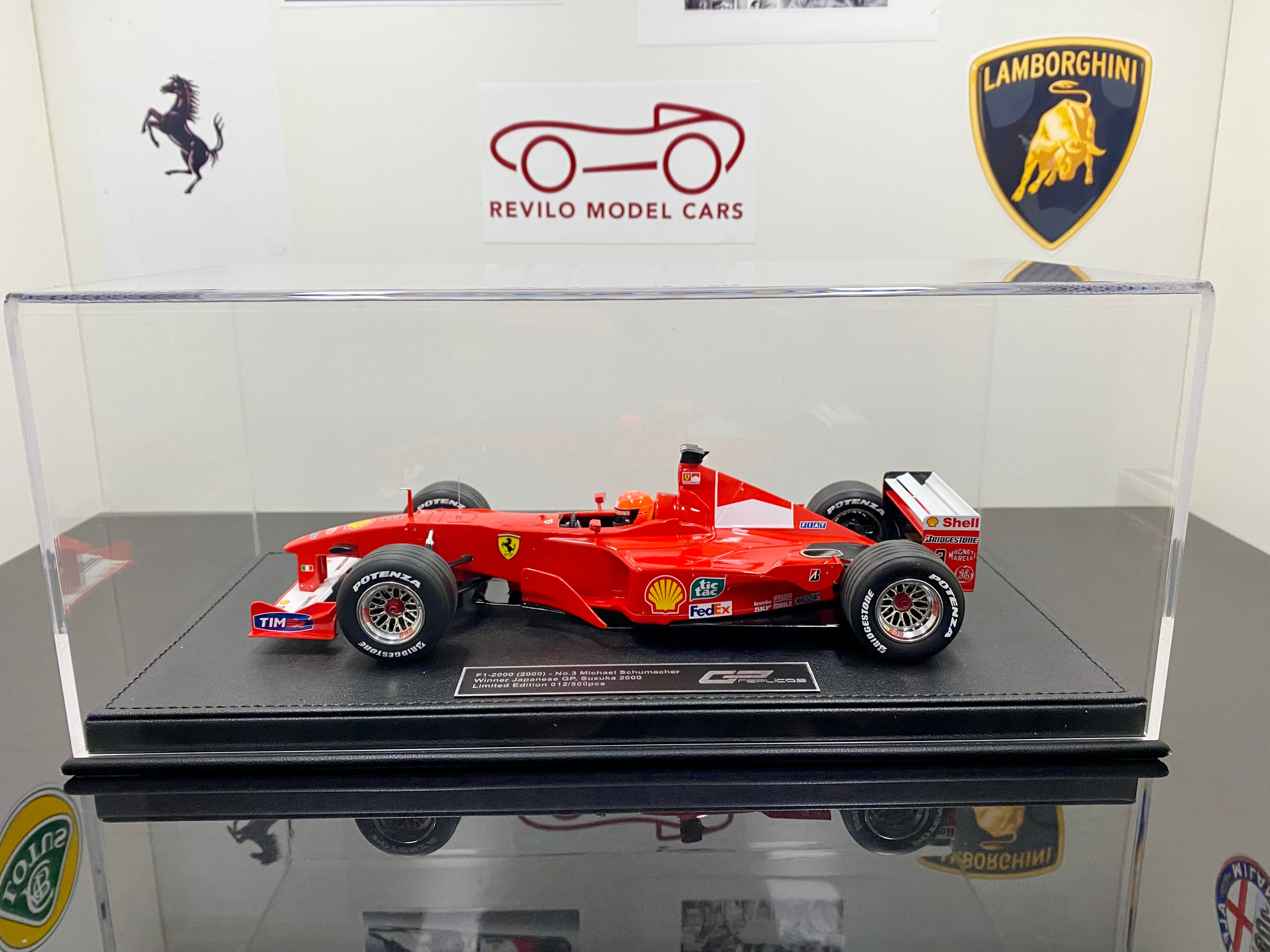 GP Replicas 1:18 scale Ferrari F1-2000 #3 Schumacher World Champion