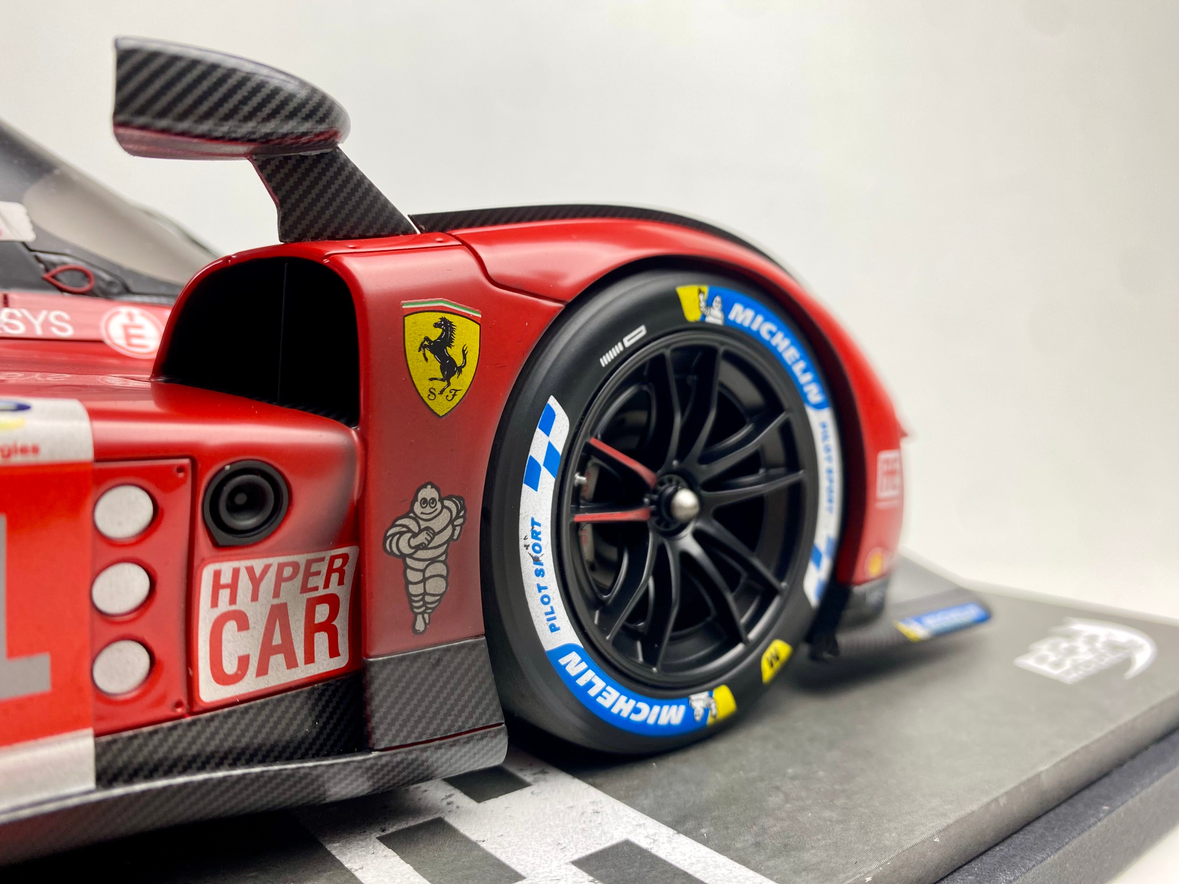 BBR 1:12 scale Ferrari 499P #51 2023 Le Mans winner Race finish