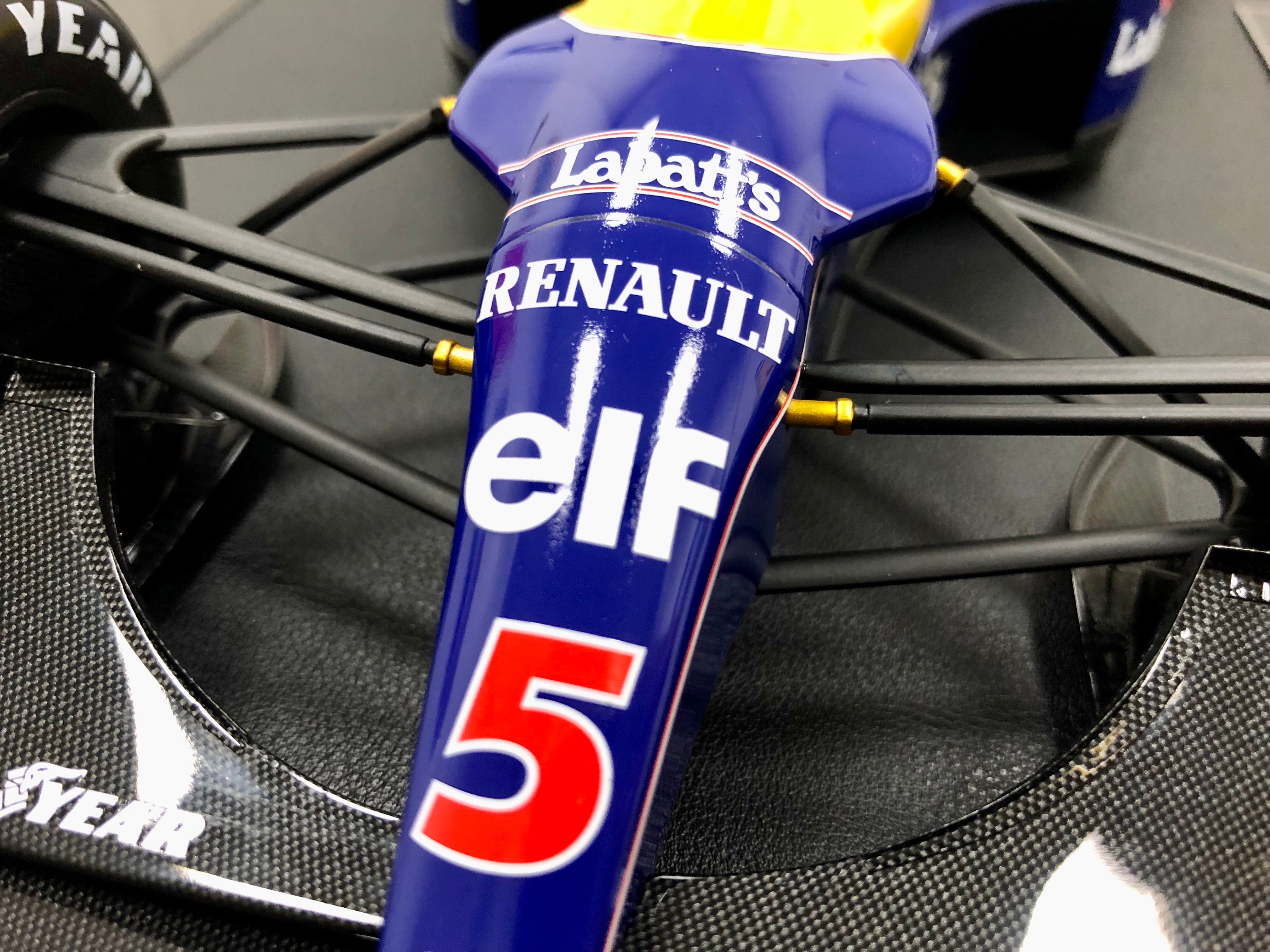 1:12 scale Williams FW14/B winner British Grand Prix 1992 Mansell