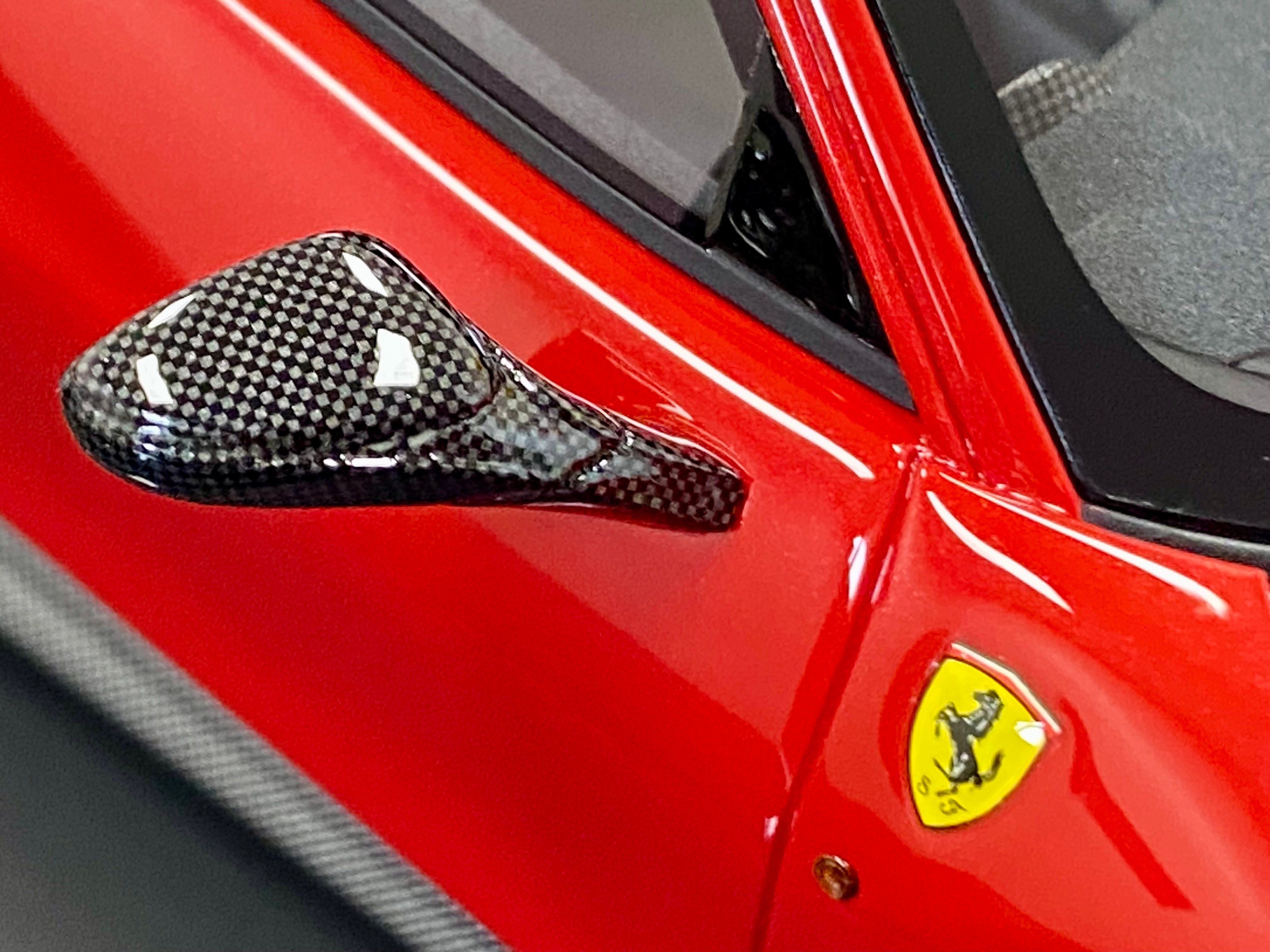 BBR Ferrari 488 Pista 1:18 scale Rosso Corsa carbon wheels