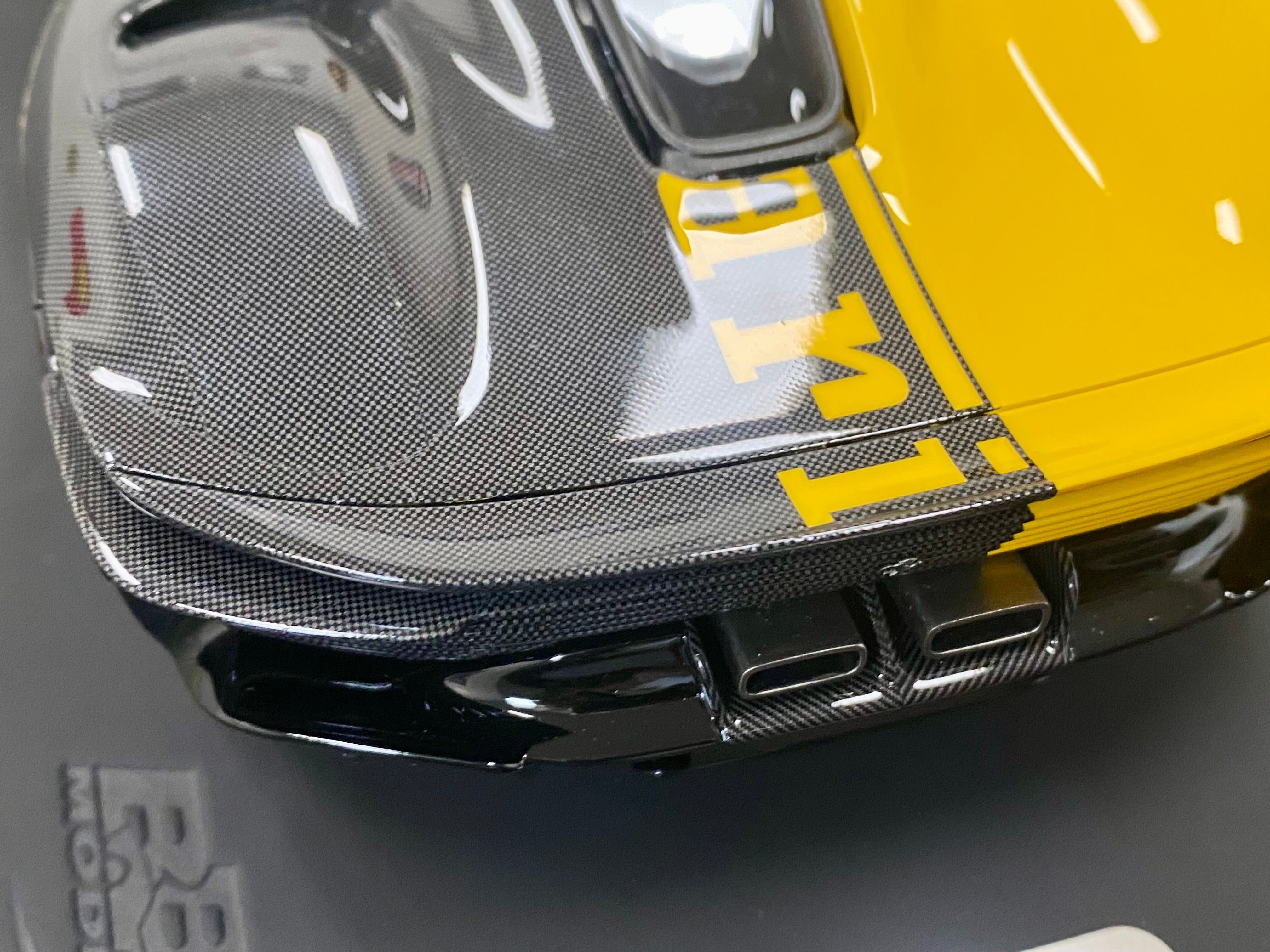 BBR 1:18 scale Ferrari Daytona SP3 Taylor Made 599+1 yellow/black