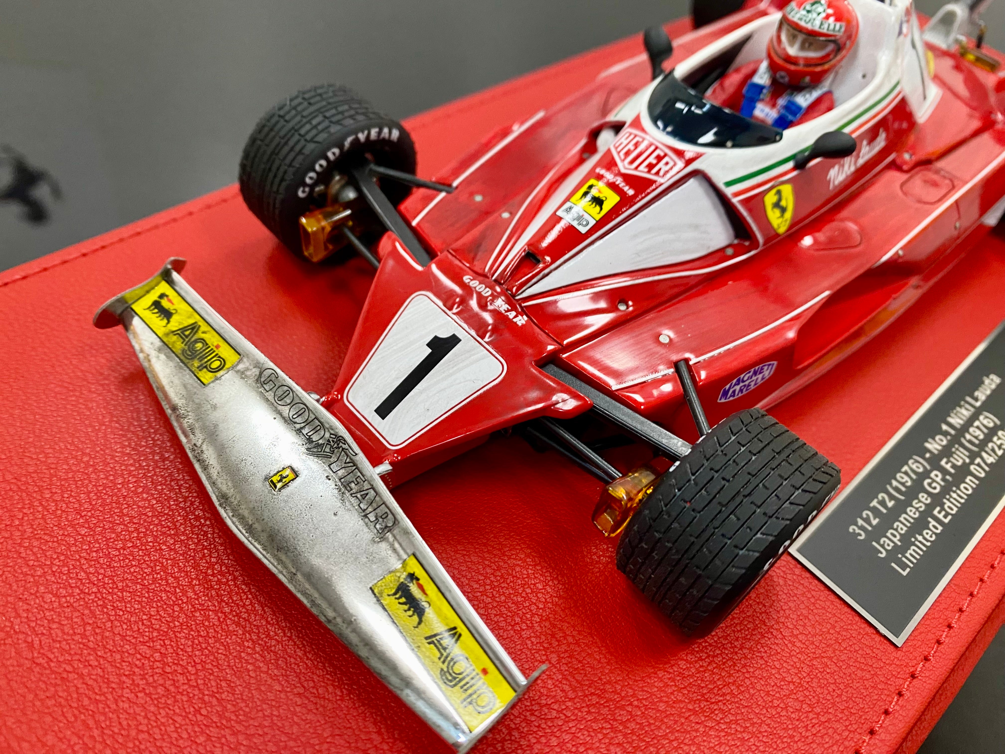 1:18 Ferrari 312 T2 #1 Niki Lauda race weathered 1976 Japanese GP