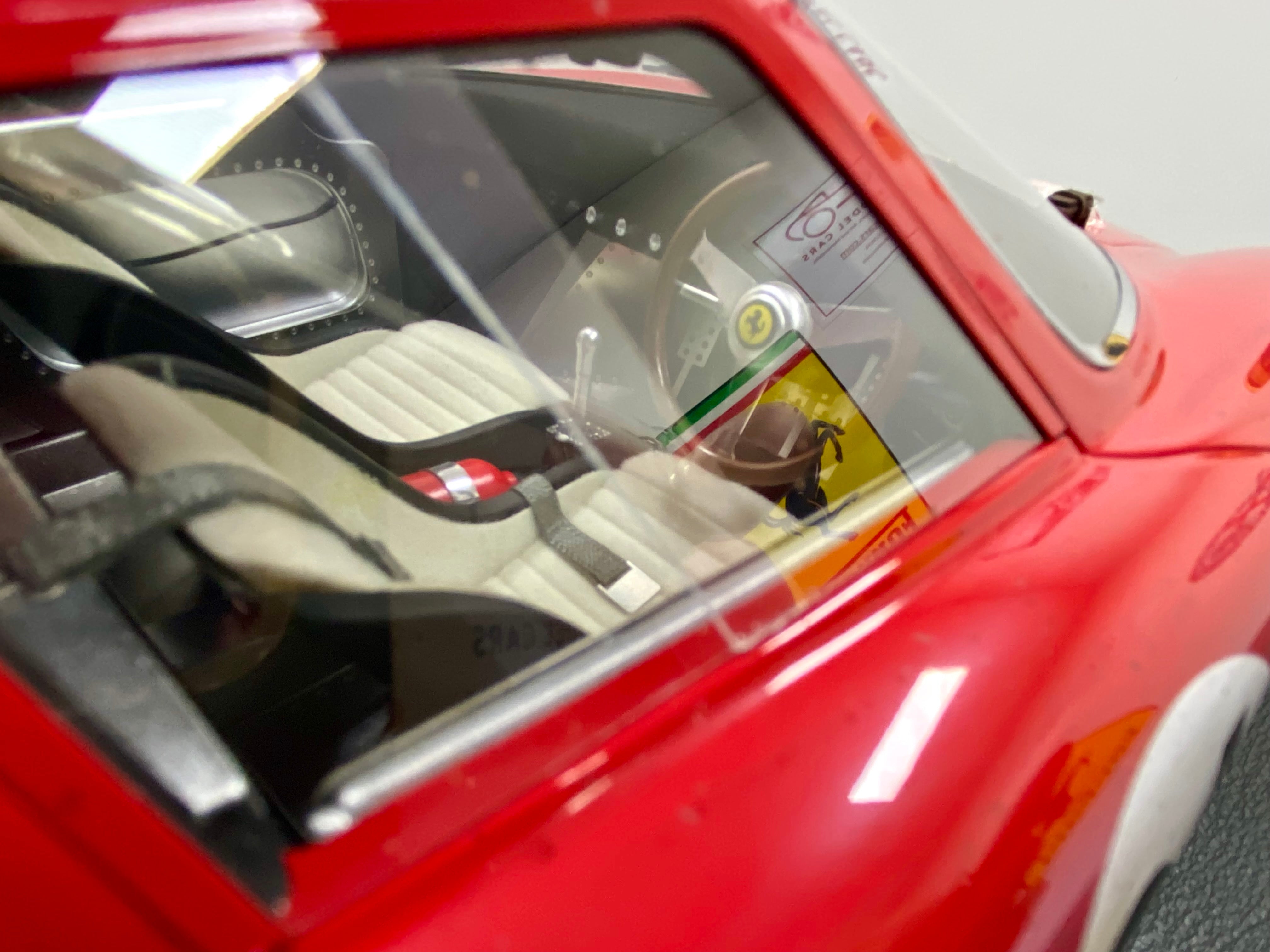 Ferrari 250 LM 1965 Le Mans winner 1:12 scale race weathered