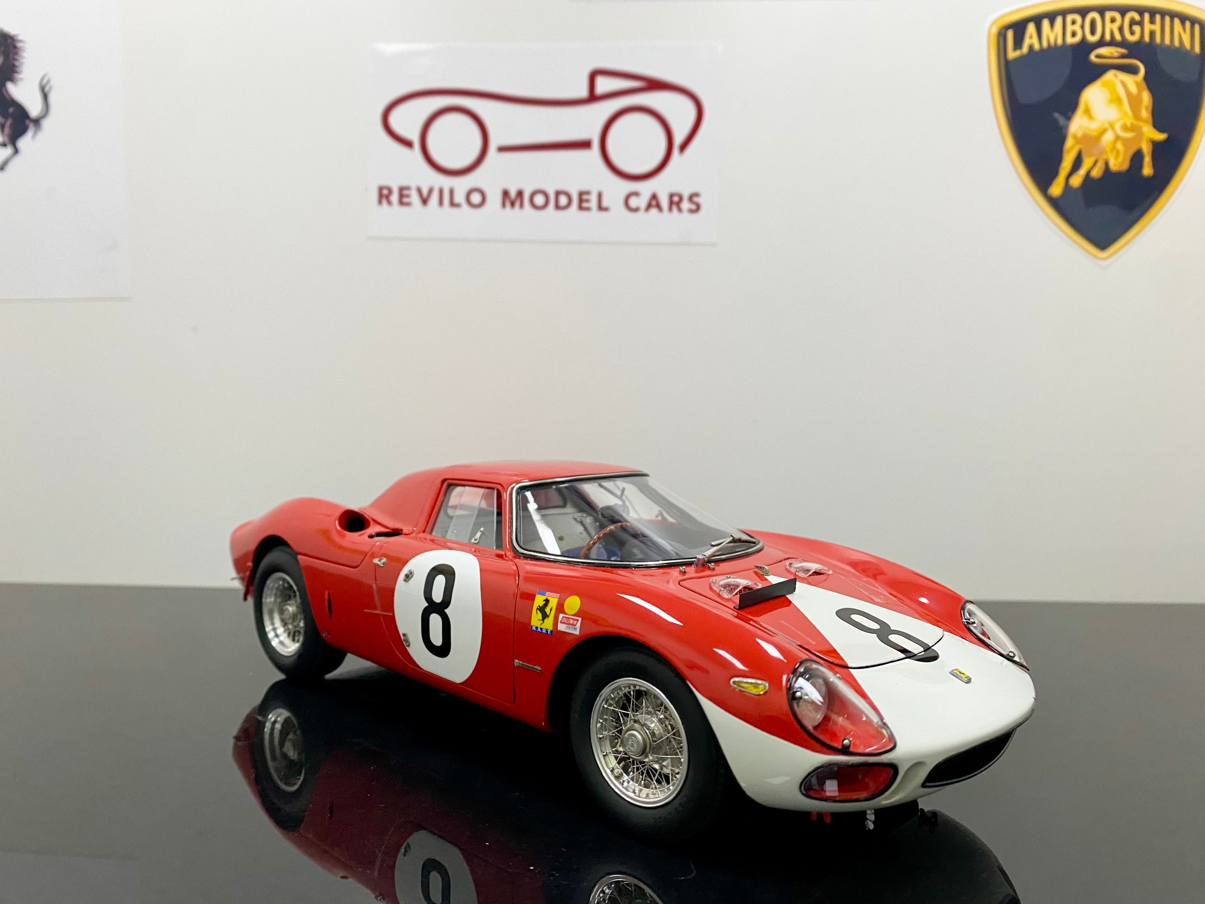 IN STOCK! CMC 1:18 scale Ferrari 250 LM M262 2nd Reims 12 hr 1964 #8