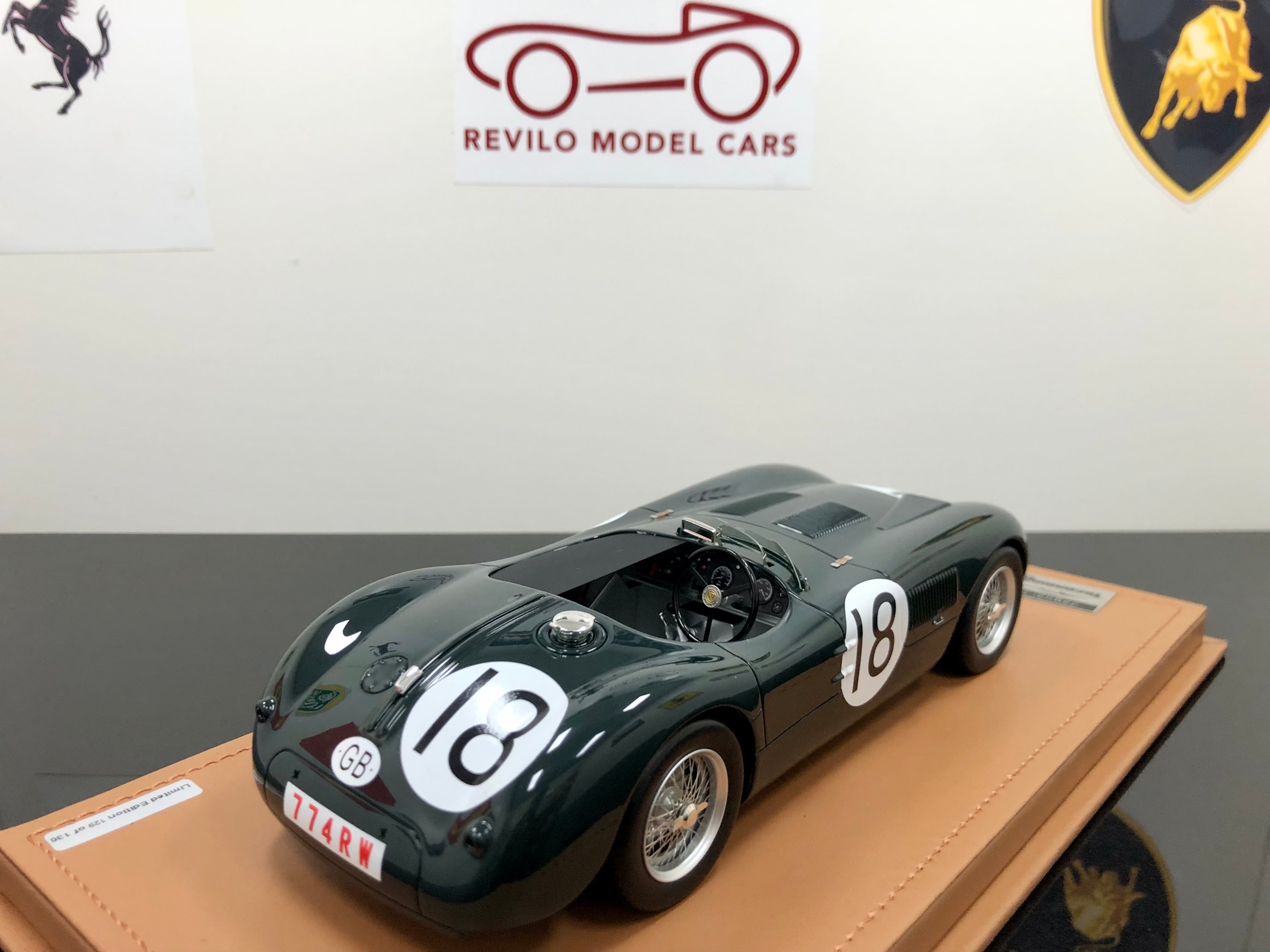 1:18 scale Jaguar C Type #18 1953 Le Mans Winner