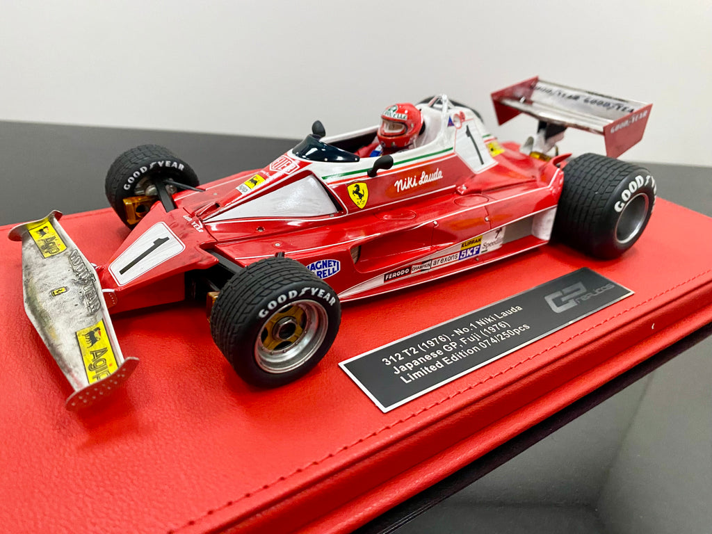 1:18 Ferrari 312 T2 #1 Niki Lauda race weathered 1976 Japanese GP