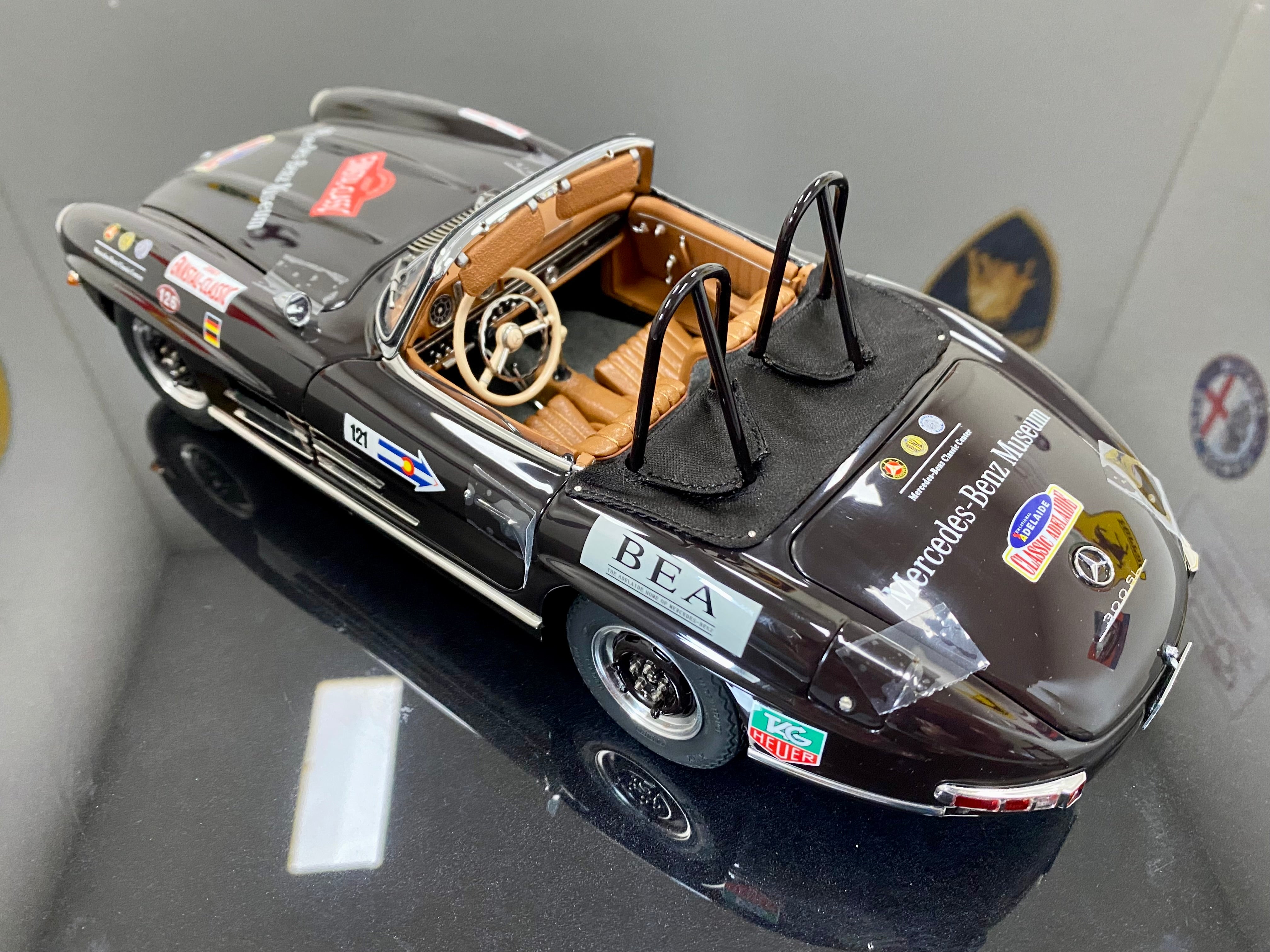 CMC 1:18 scale Mercedes 300SL M295 roadster open racing version
