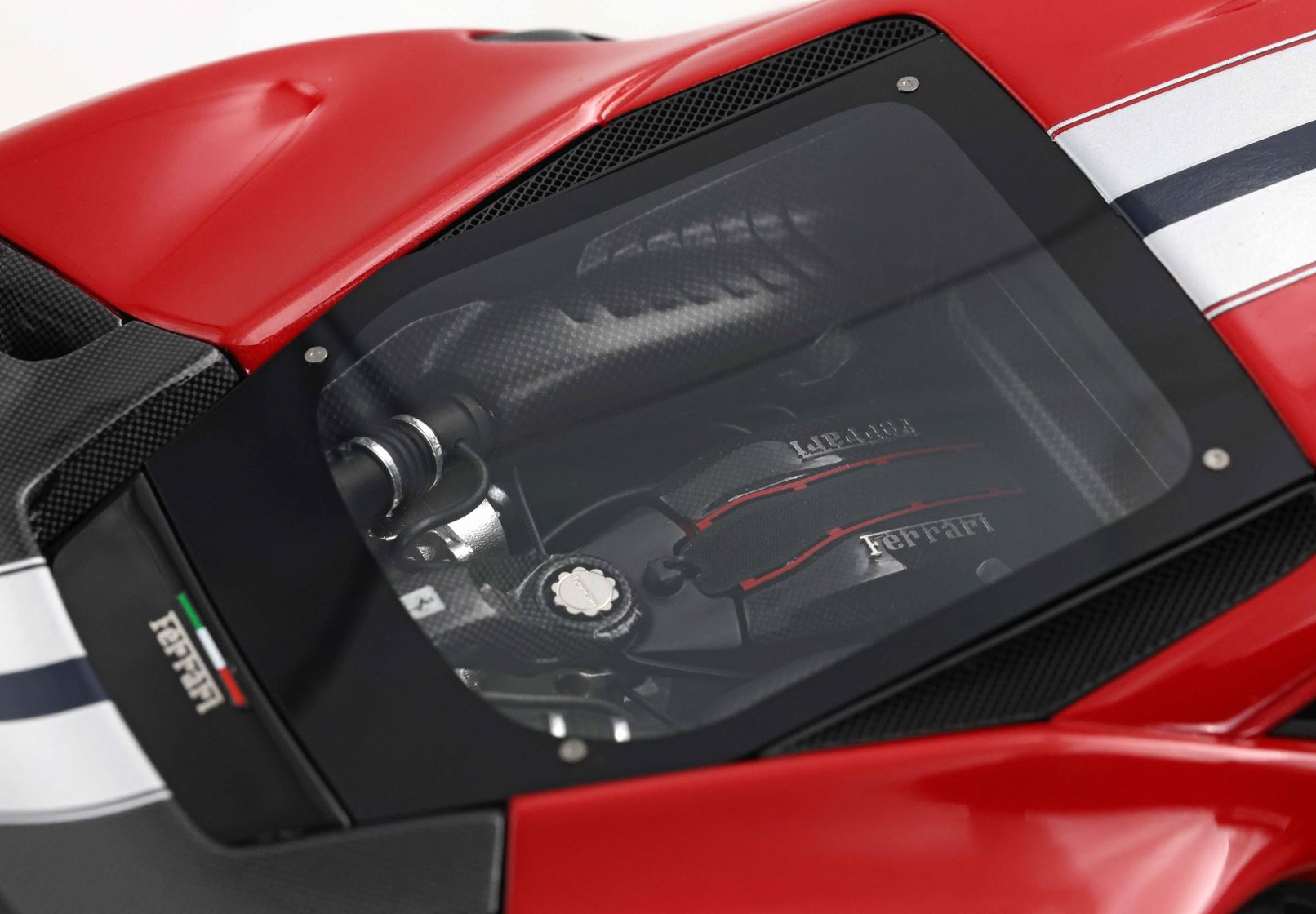 BBR Ferrari 488 Pista 1:18 scale Rosso Corsa carbon wheels